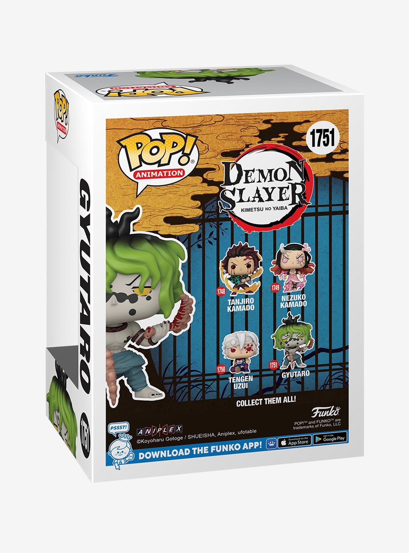 Funko Demon Slayer: Kimetsu No Yaiba Pop! Animation Gyutaro Vinyl Figure, , alternate
