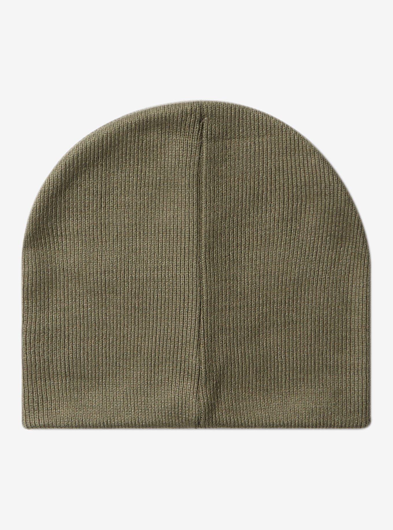 Green Star Swirl Grunge Beanie, , alternate