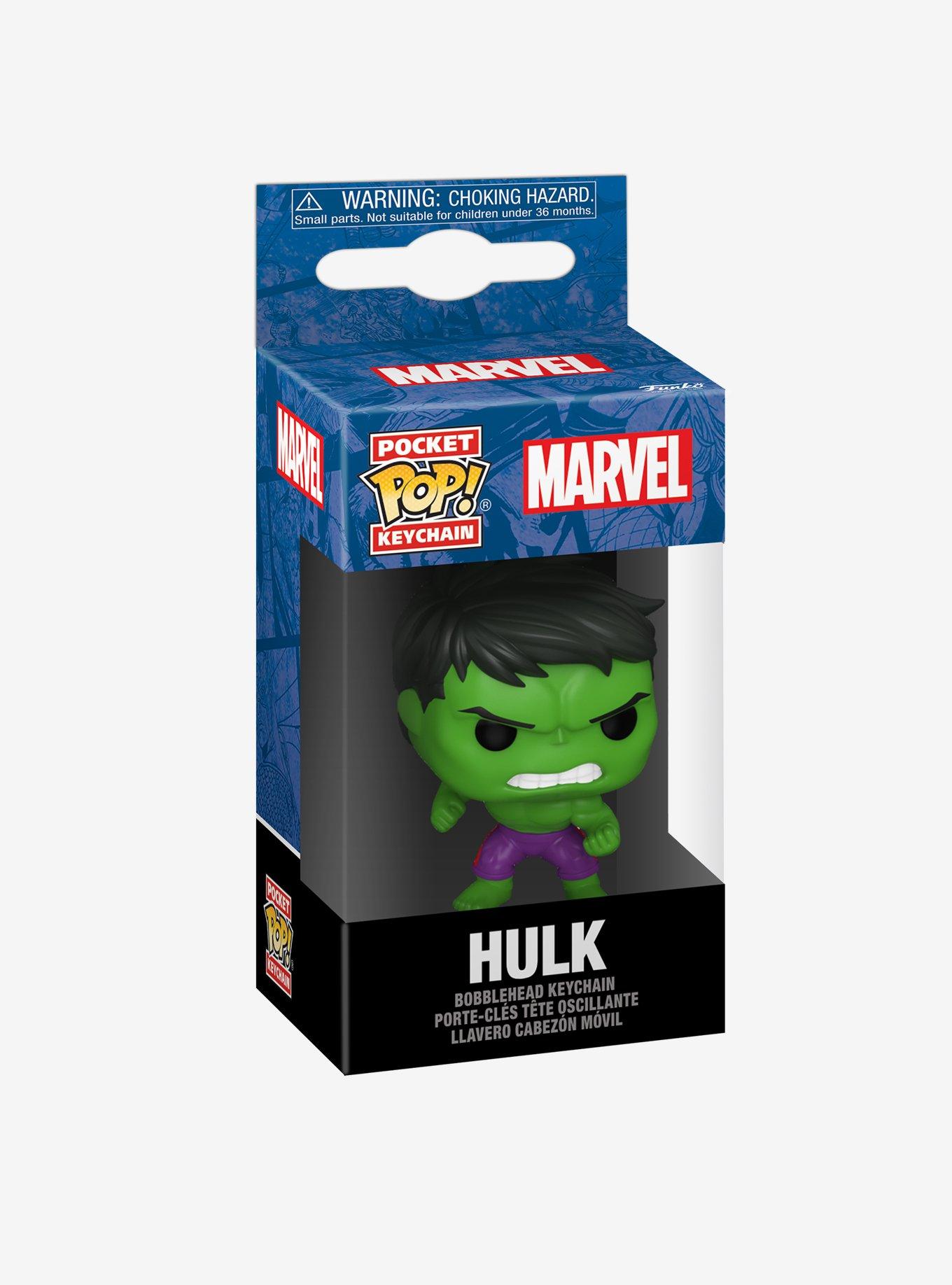 Funko Marvel Pocket Pop! Hulk Bobble-Head Key Chain, , alternate