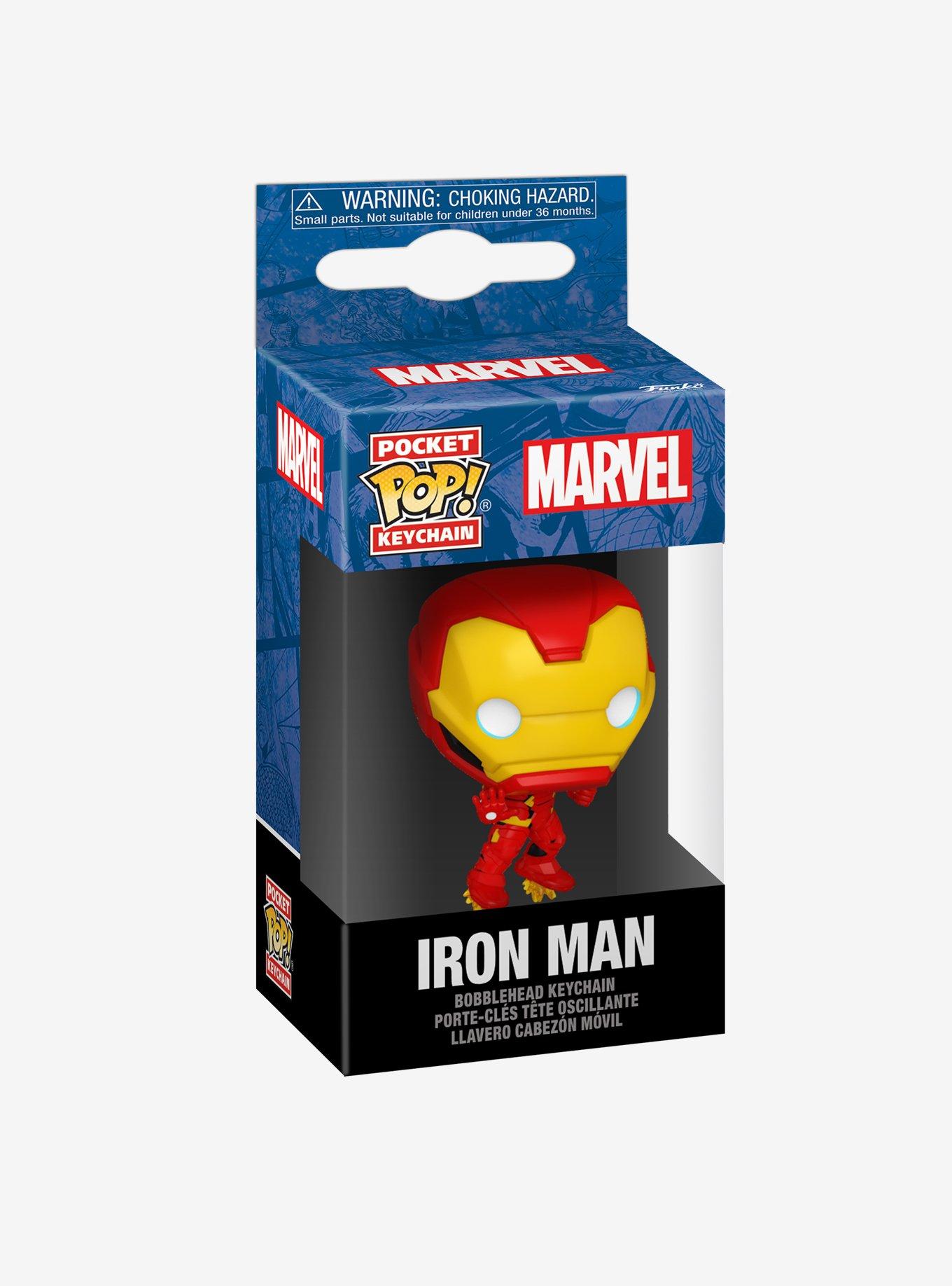 Funko Marvel Pocket Pop! Iron Man Bobble-Head Key Chain, , alternate