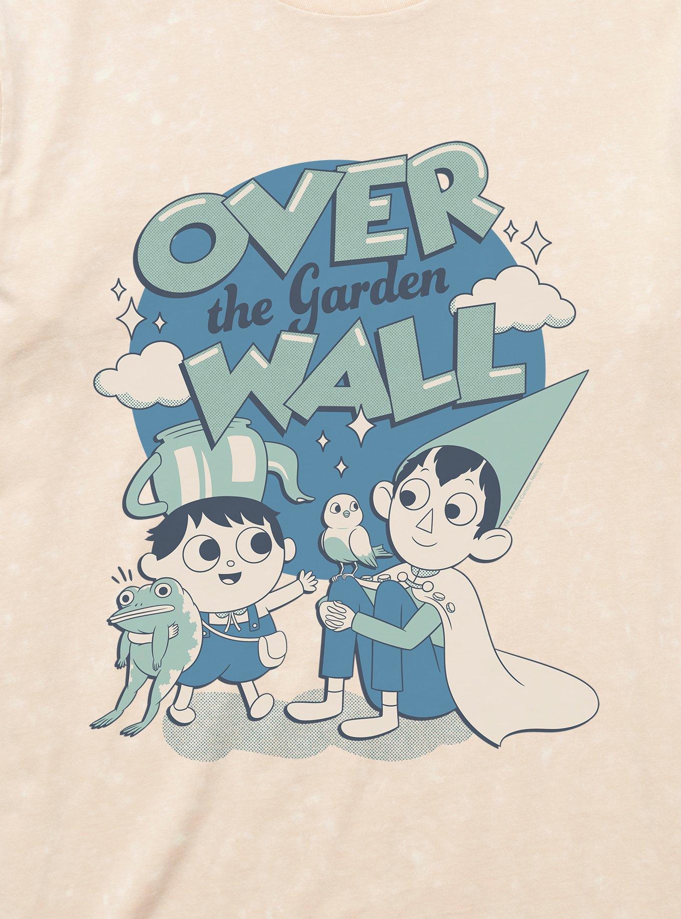 Over The Garden Wall Blue Monochrome Group T-Shirt, NATURAL MINERAL WASH, alternate