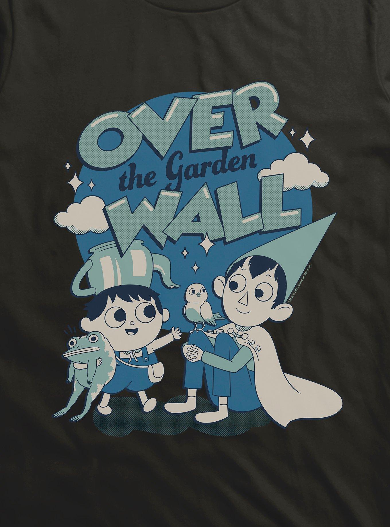 Over The Garden Wall Blue Monochrome Group T-Shirt