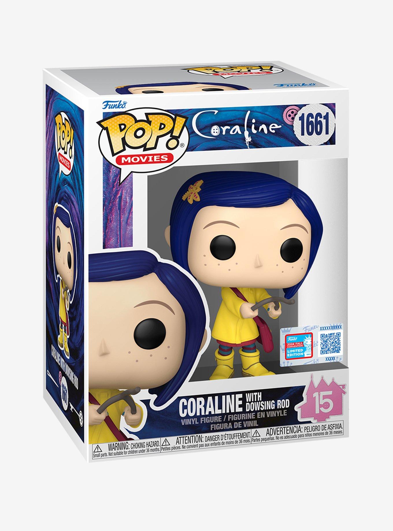 Funko Coraline Pop! Movies Coraline With Dowsing Rod Vinyl Figure 2024 Fall Convention Exclusive, , hi-res