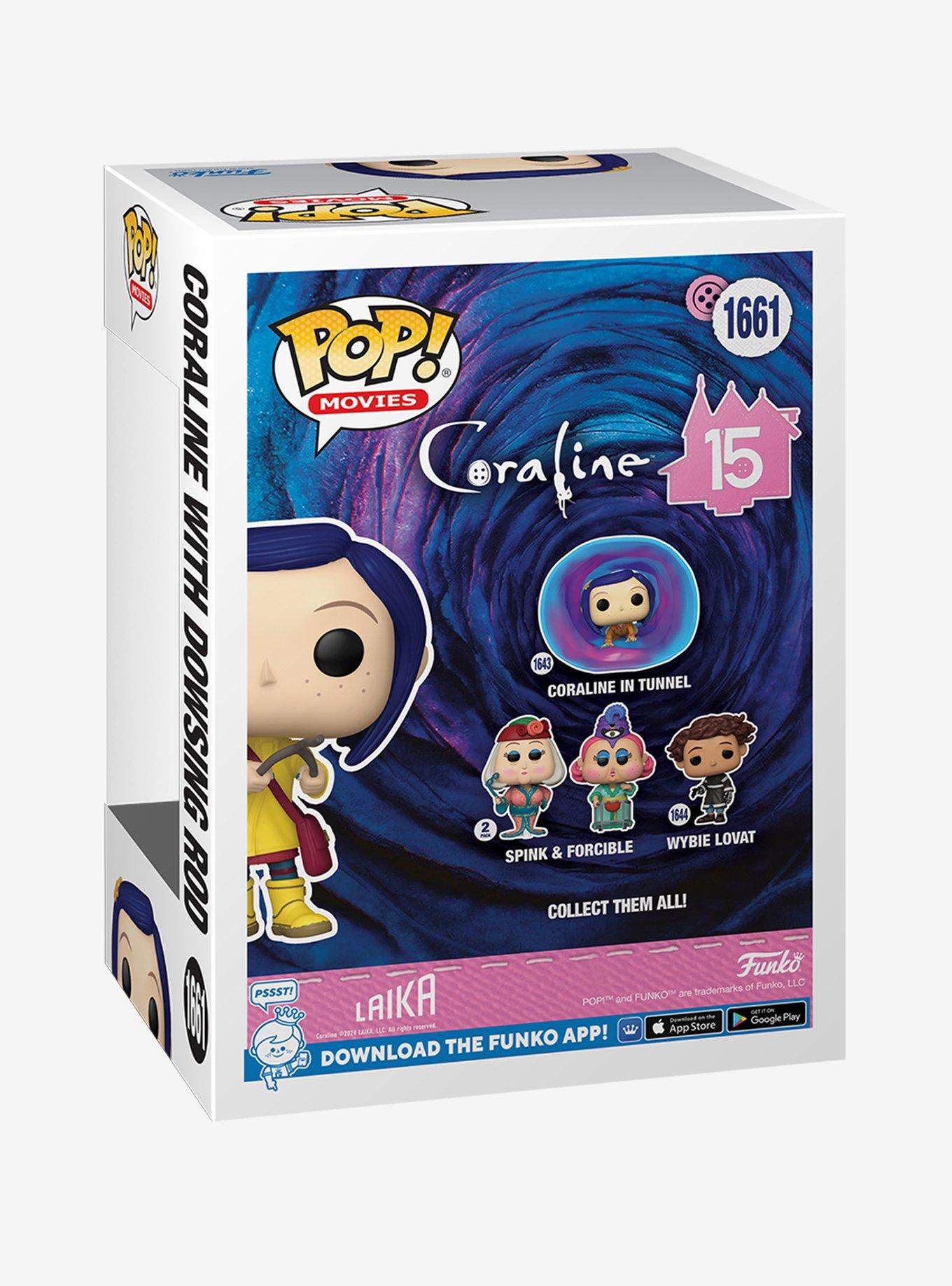 Funko Coraline Pop! Movies Coraline With Dowsing Rod Vinyl Figure 2024 Fall Convention Exclusive, , alternate