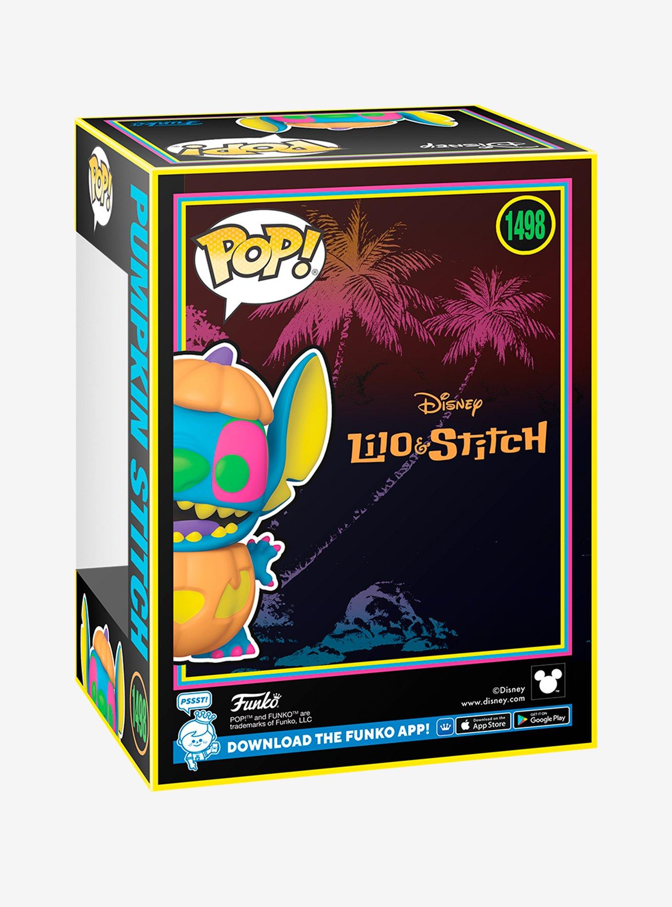 Funko Disney Lilo & Stitch Pop! Pumpkin Stitch (Black Light) Vinyl Figure Hot Topic Exclusive, , alternate