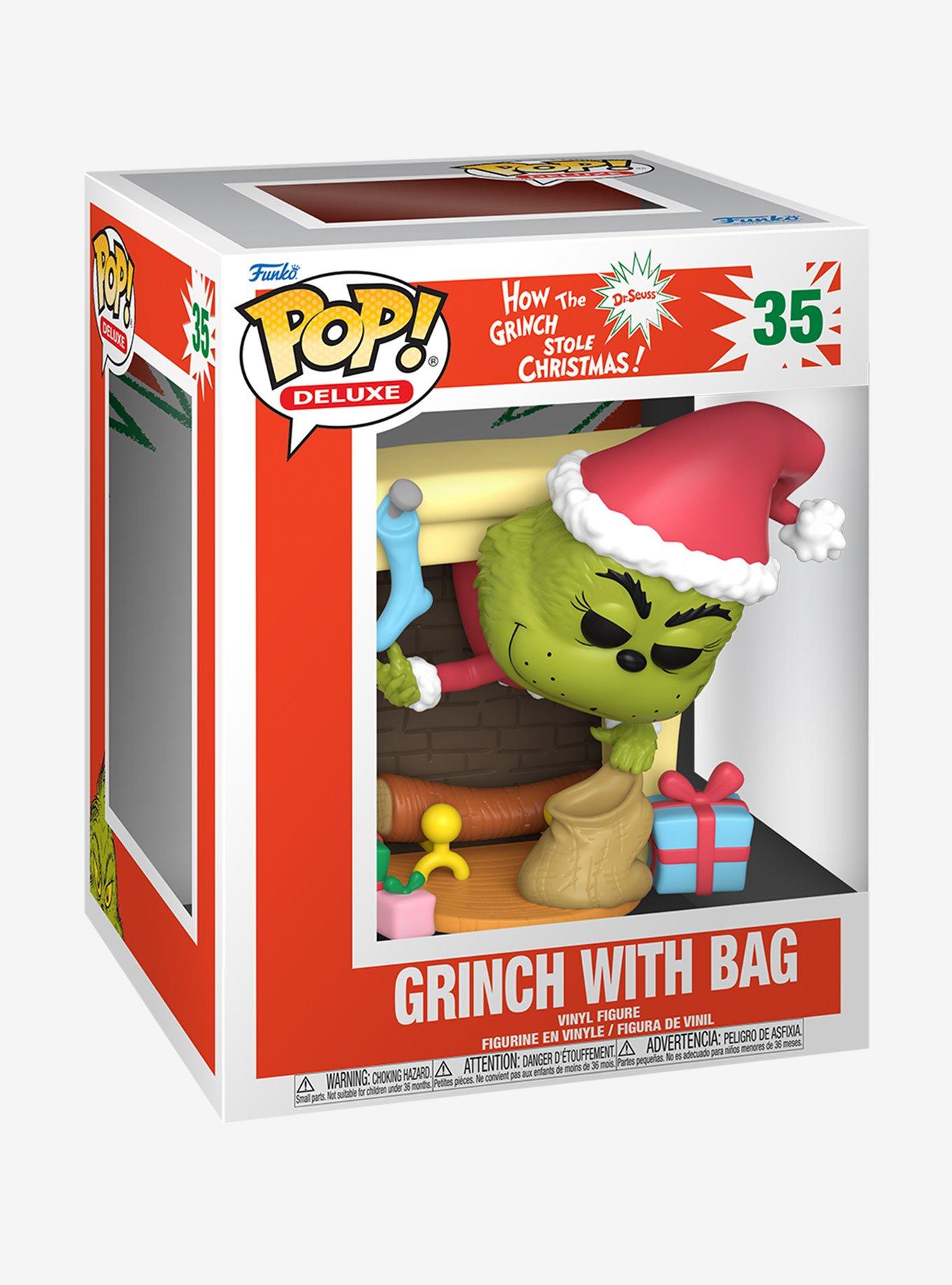 Funko How The Grinch Stole Christmas Pop! Deluxe Grinch With Bag Vinyl Figure, , hi-res