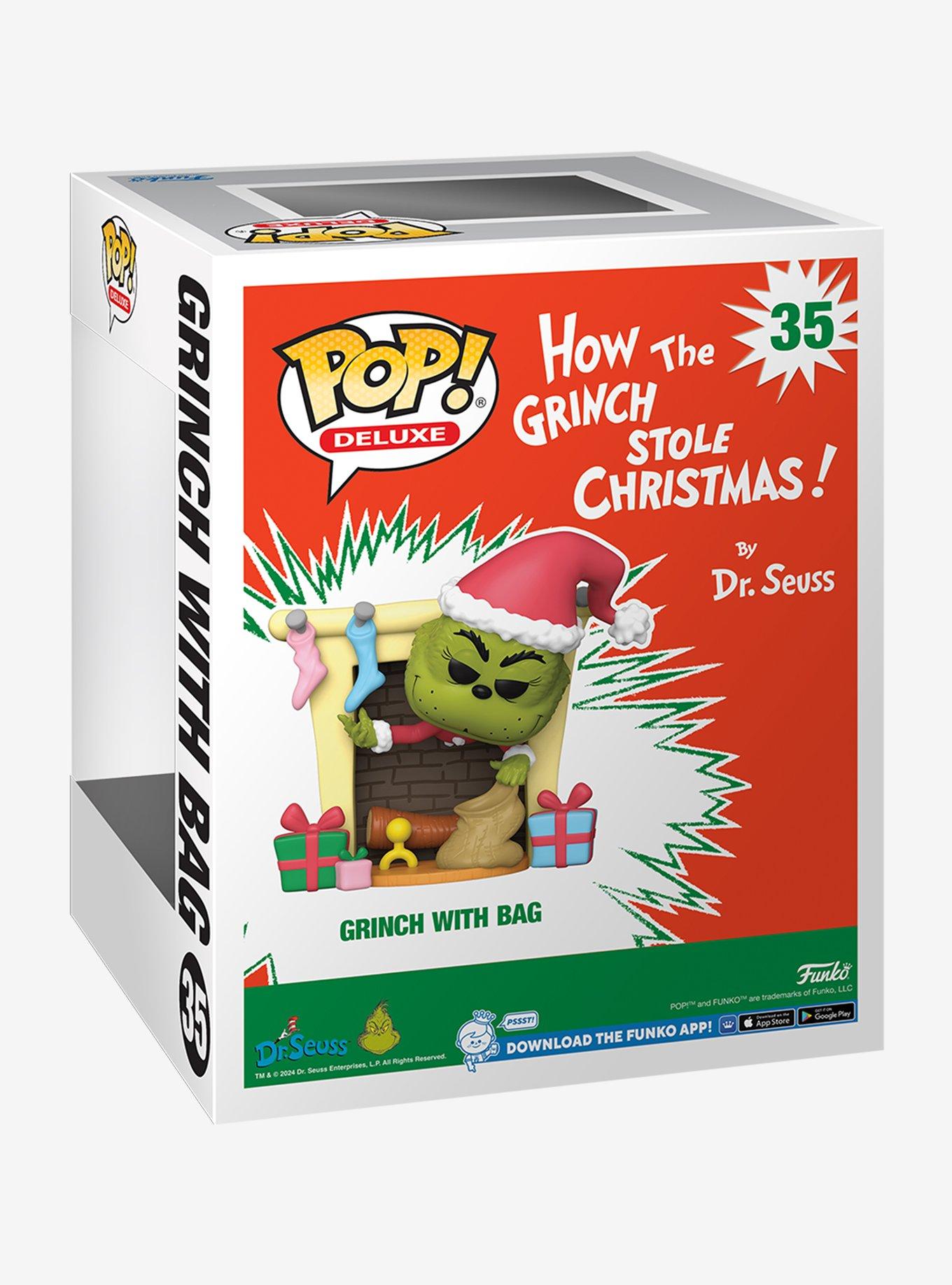 Funko How The Grinch Stole Christmas Pop! Deluxe Grinch With Bag Vinyl Figure, , alternate