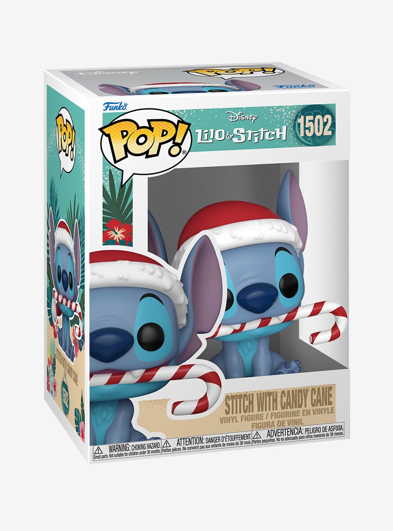 Funko Disney Lilo & Stitch Pop! Stitch With Candy Cane Vinyl Figure, , hi-res