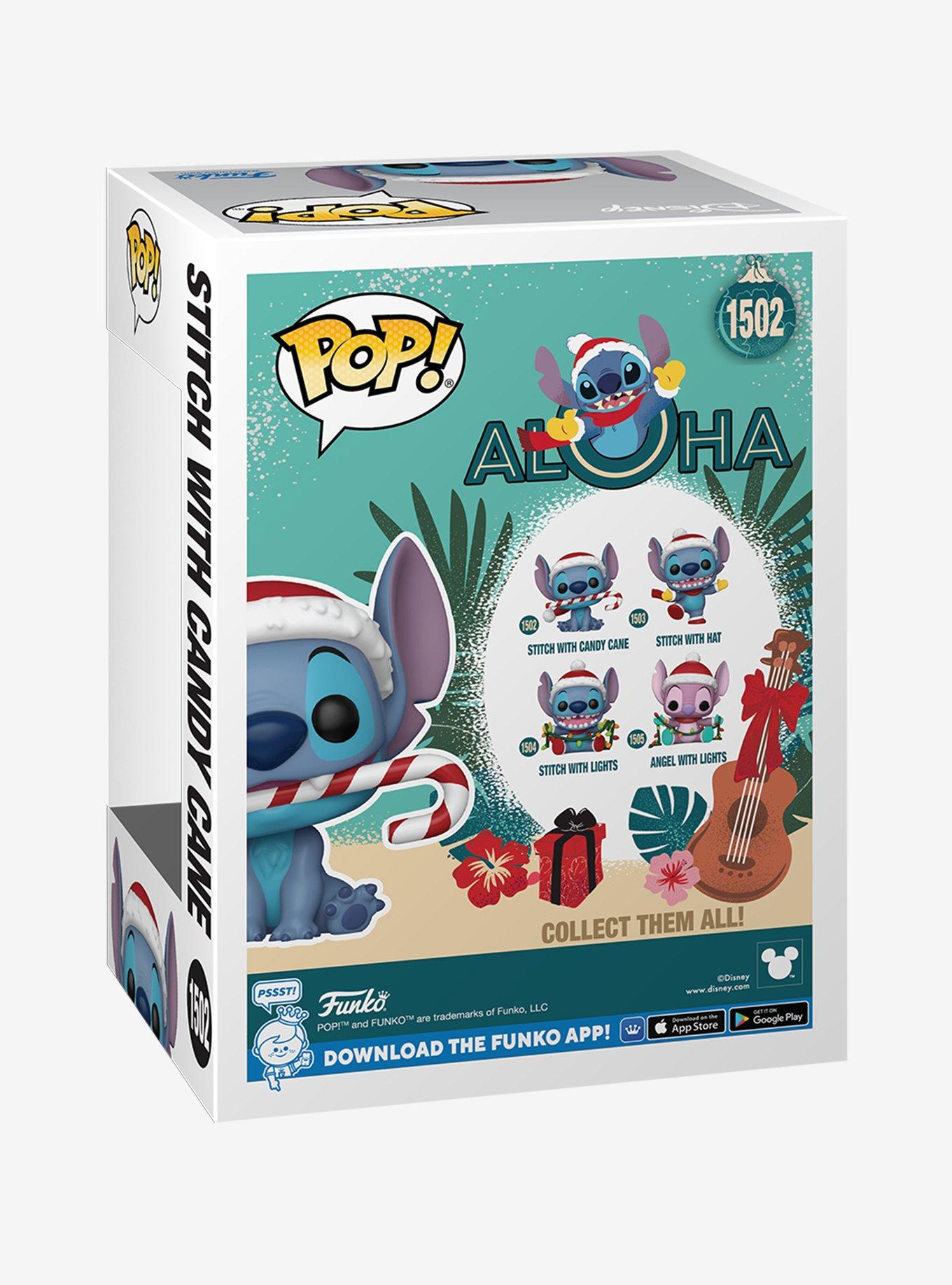 Funko Disney Lilo & Stitch Pop! Stitch With Candy Cane Vinyl Figure, , alternate