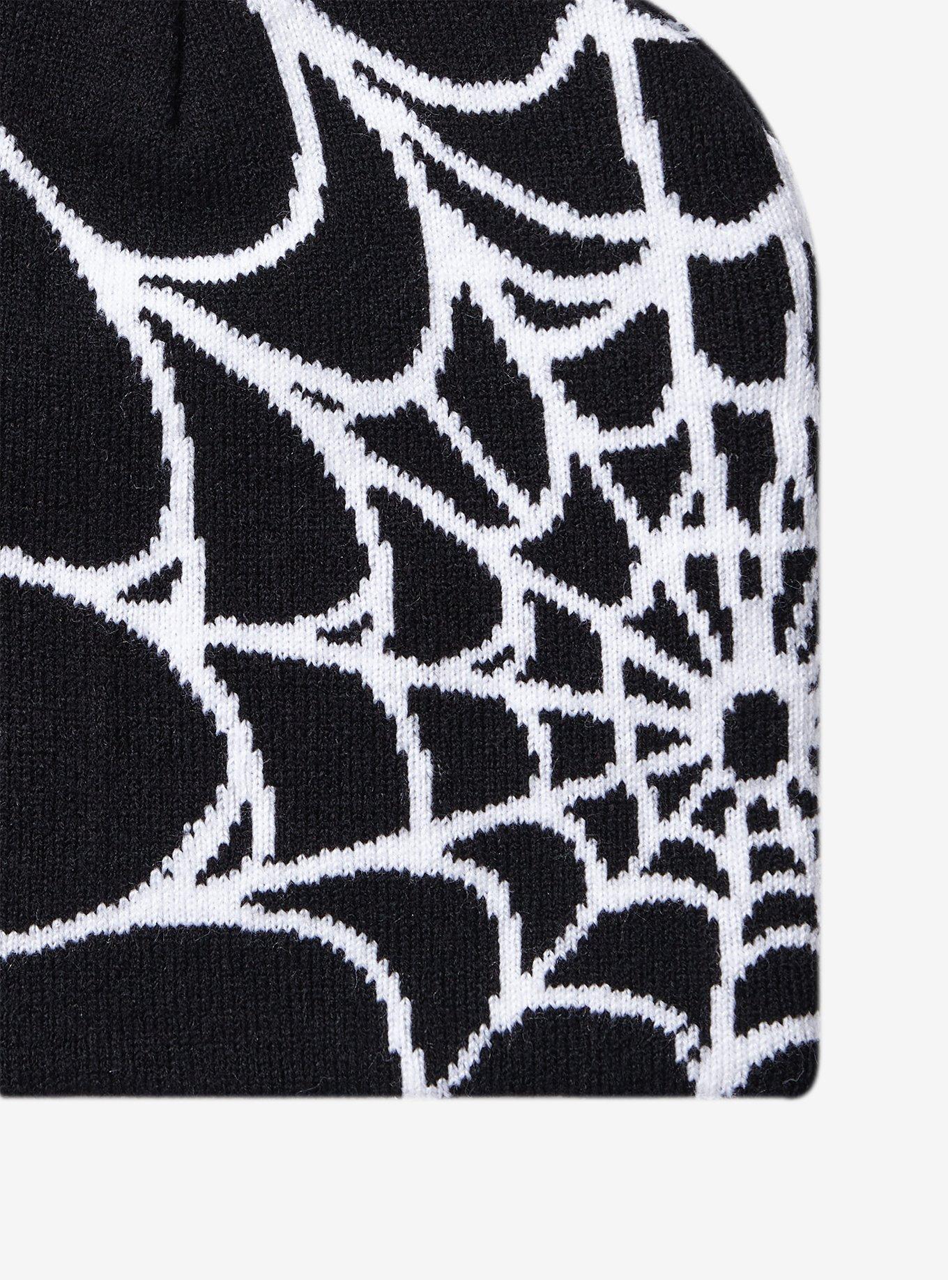 Spiderweb Knit Beanie, , alternate