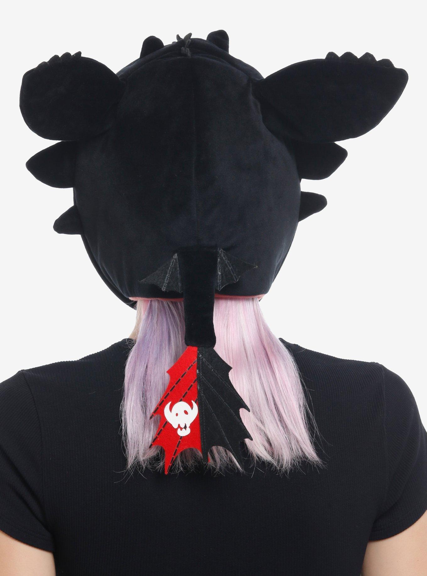 How To Train Your Dragon Toothless Figural Plush Hat, , alternate