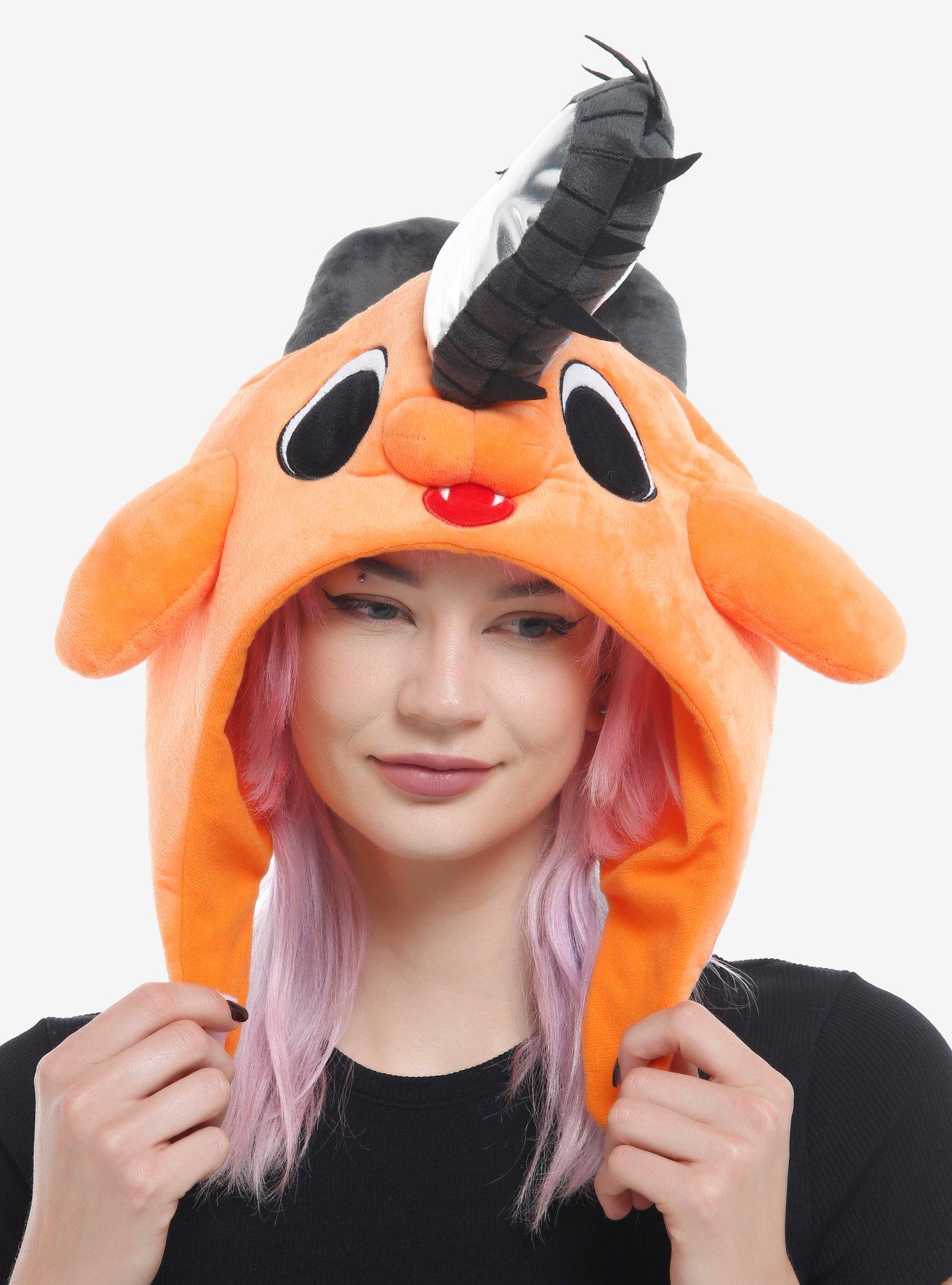 Chainsaw Man Pochita Figural Plush Hat, , alternate