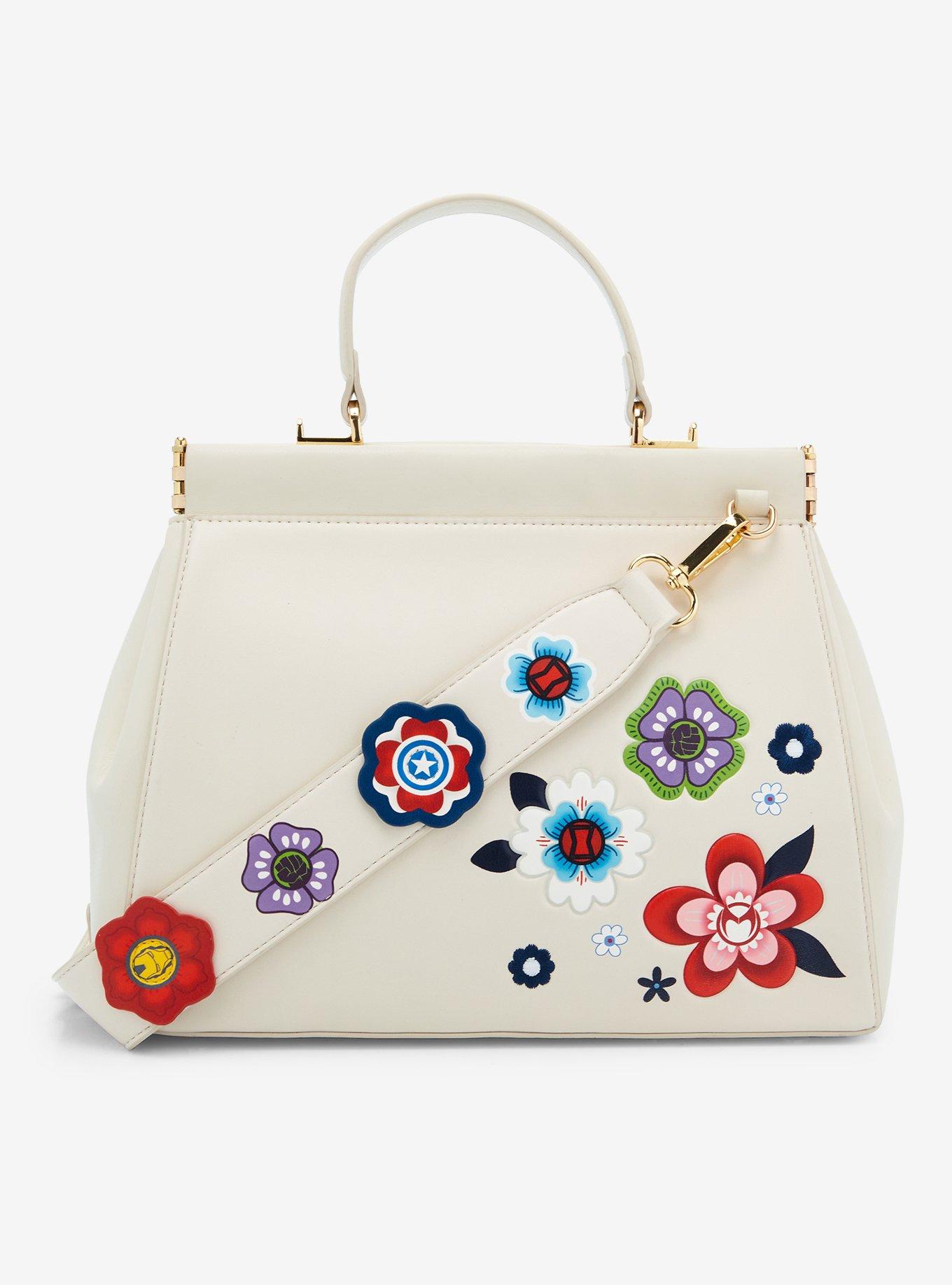 Marvel Avengers Floral Crossbody Bag, , alternate