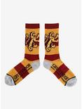 Harry Potter Gryffindor Rugby Crew Socks, , alternate