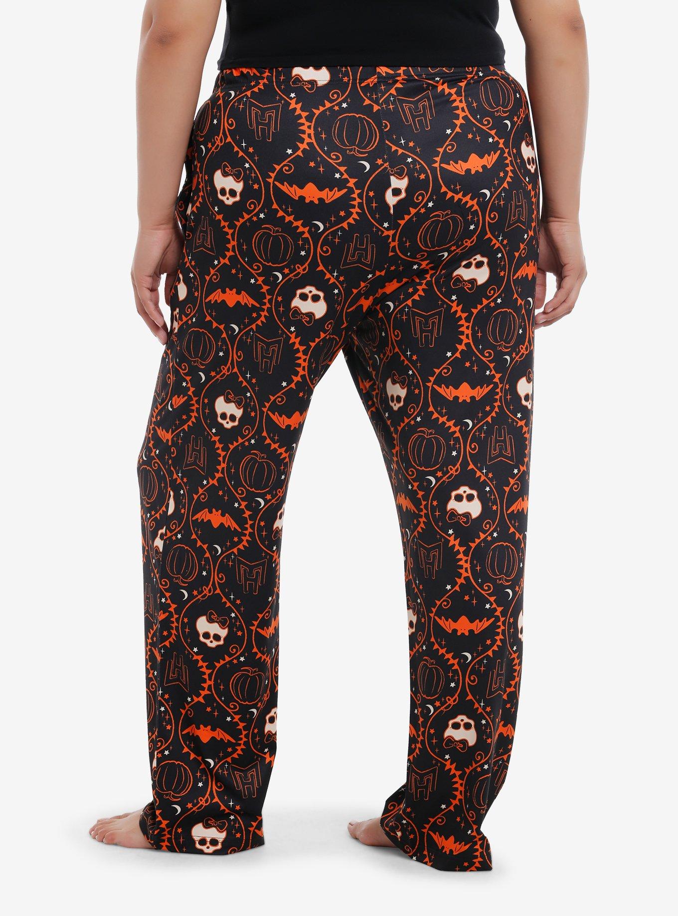 Monster High Halloween Icons Pajama Pants Plus Size, MULTI, alternate