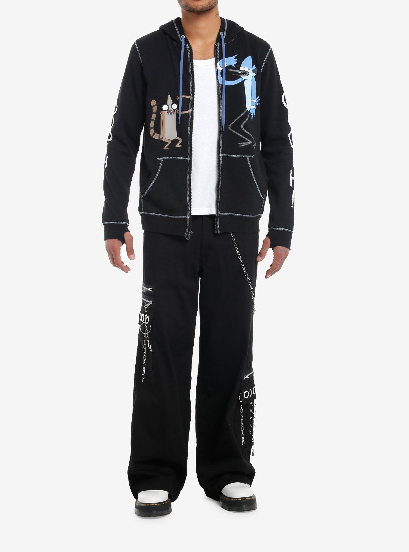 Regular Show Mordecai & Rigby Ooohh Hoodie, MULTI, alternate