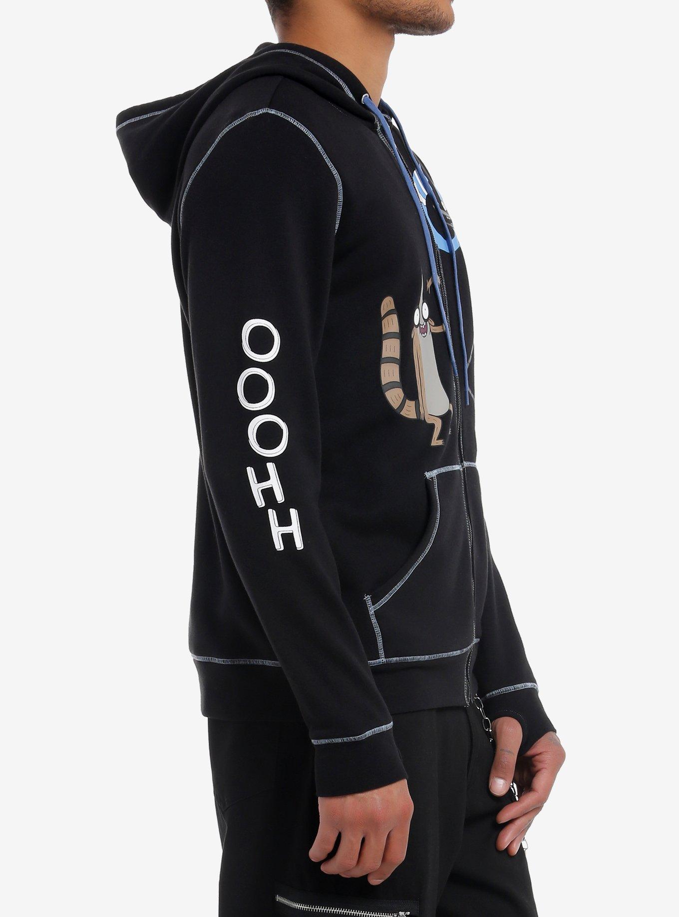 Regular Show Mordecai & Rigby Ooohh Hoodie, MULTI, alternate