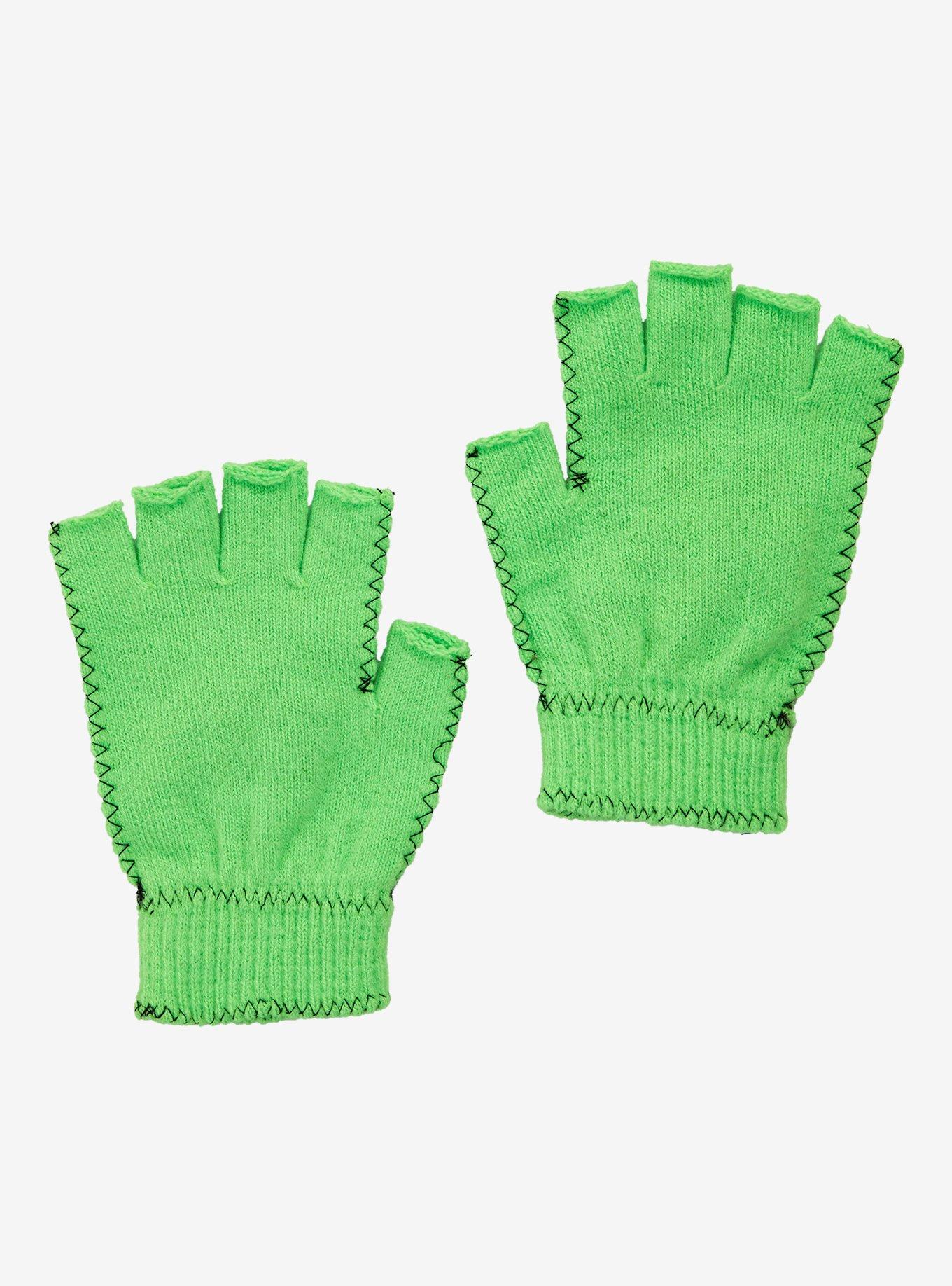 The Nightmare Before Christmas Oogie Boogie Glow-In-The-Dark Fingerless Gloves