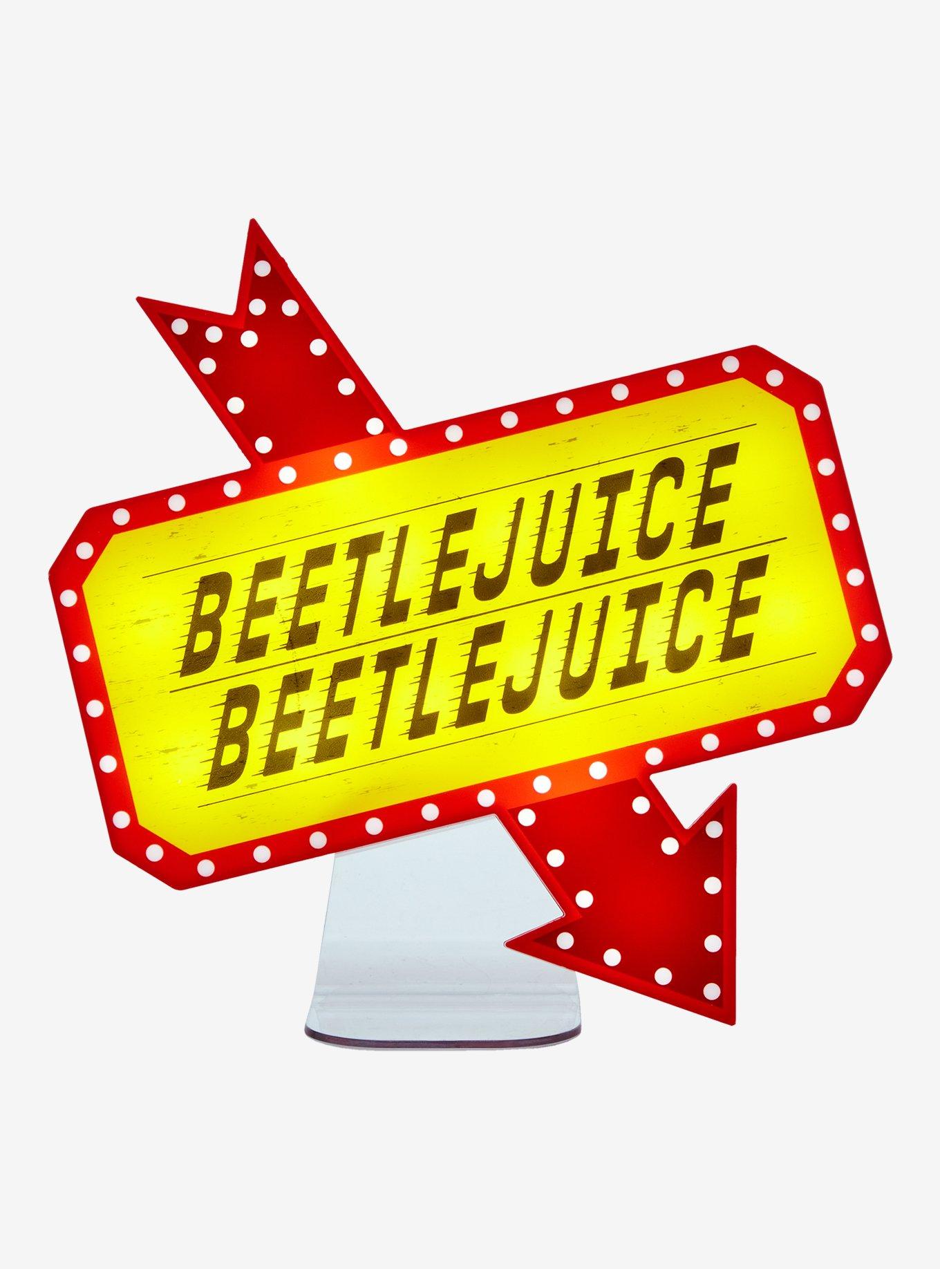 Beetlejuice Light-Up Name Sign, , hi-res