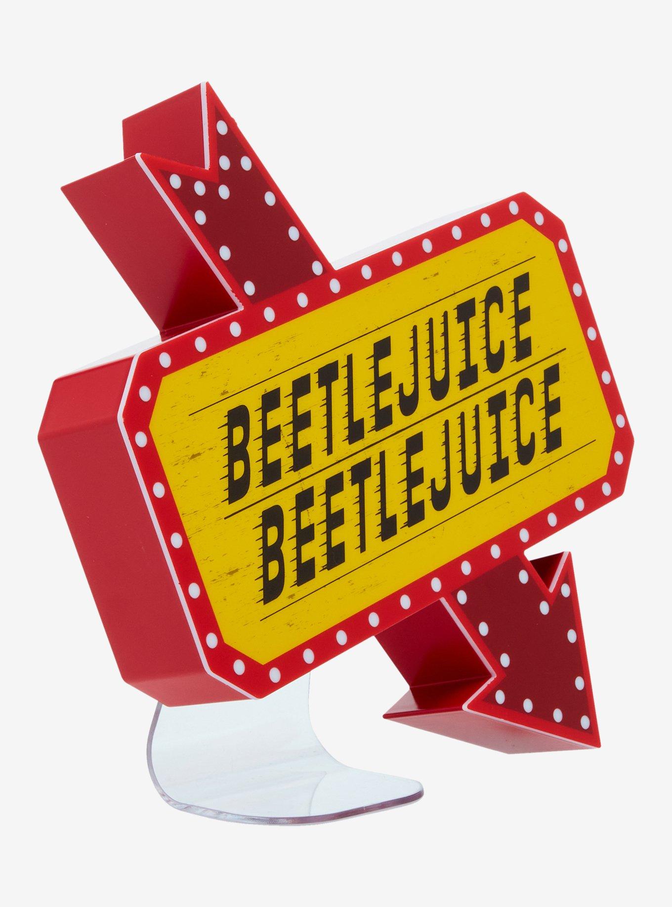 Beetlejuice Light-Up Name Sign, , alternate