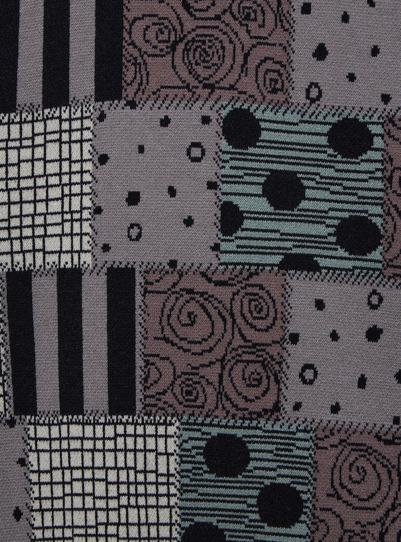 Her Universe Disney The Nightmare Before Christmas Sally Patterned Women's Cropped Blouse - BoxLunch Exclusive, MULTI, alternate