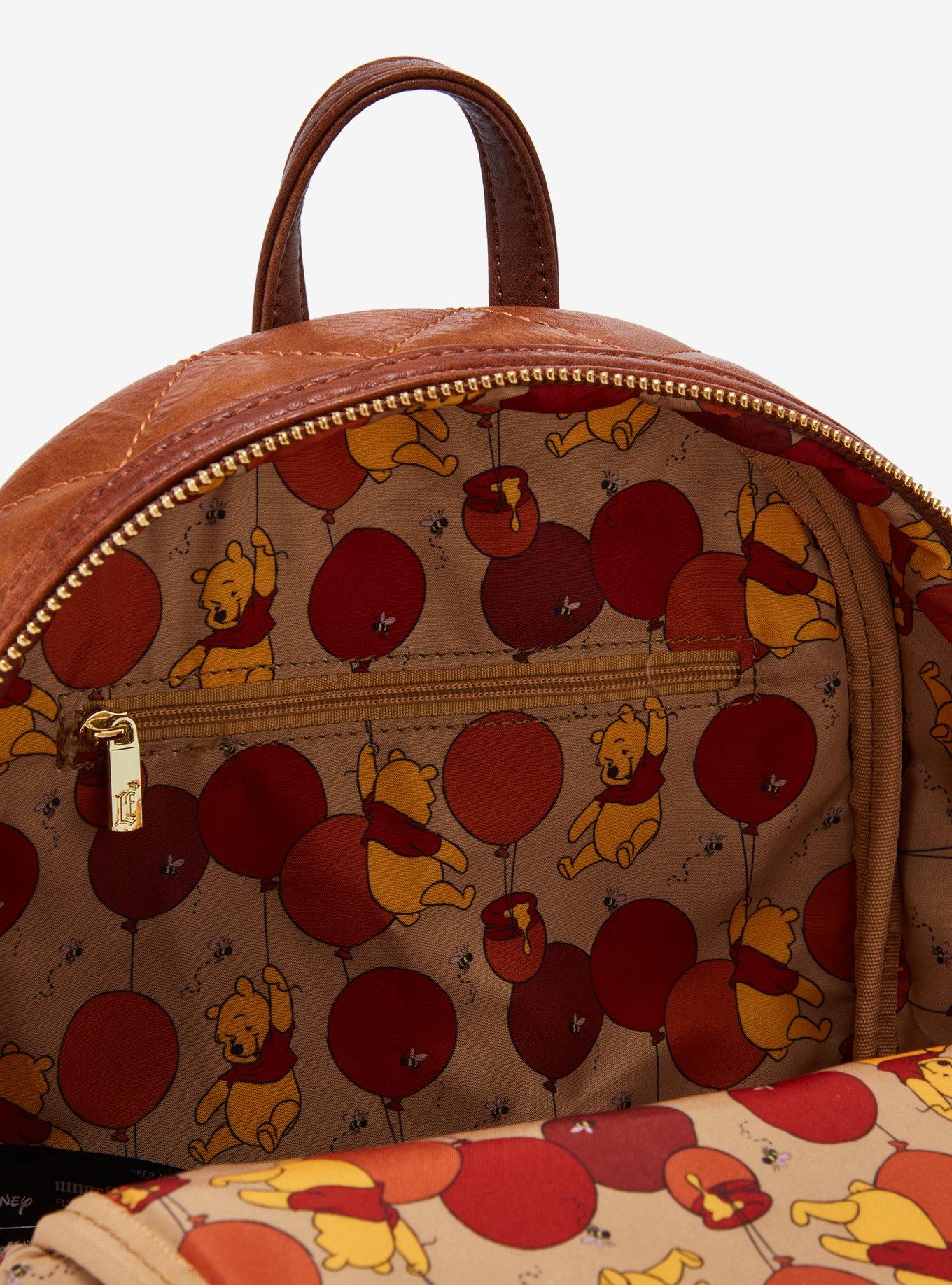 Loungefly Disney Winnie the Pooh Quilted Mini Backpack - BoxLunch Exclusive, , alternate