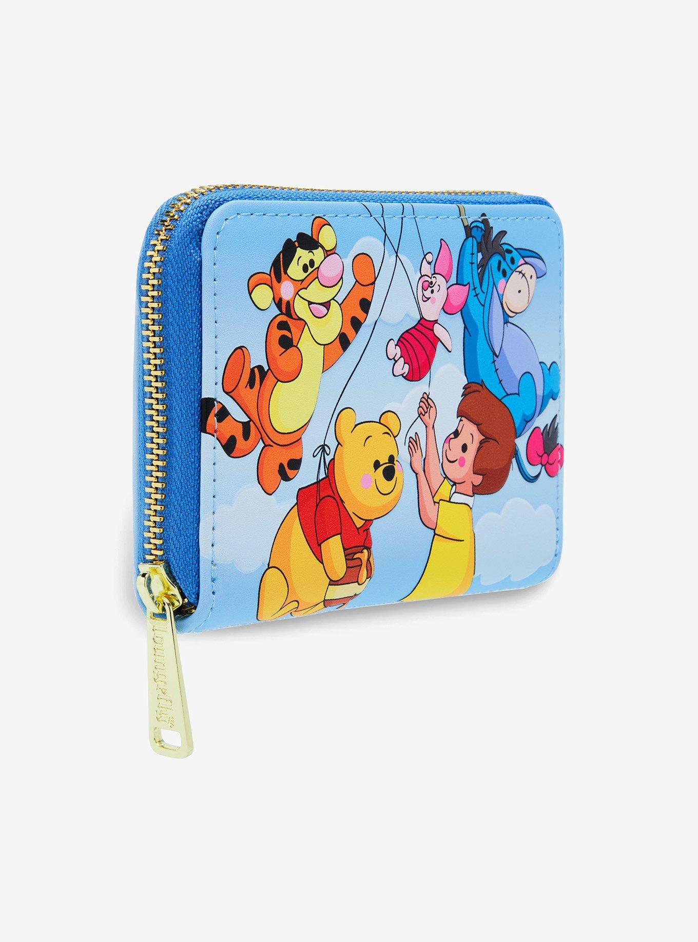Loungefly Disney Winnie the Pooh Balloon Group Portrait Small Zip Wallet - BoxLunch Exclusive, , hi-res