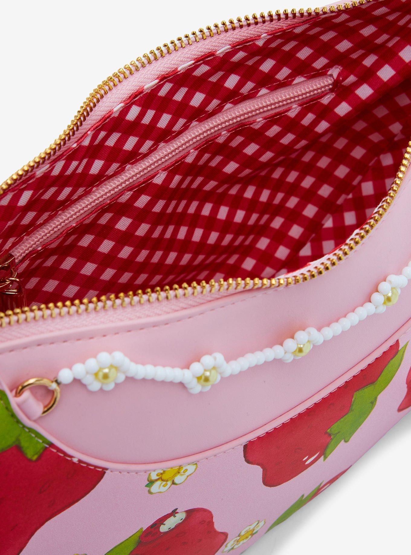 Strawberry Shortcake Beaded Chain Crossbody Bag &mdash; BoxLunch Exclusive, , alternate