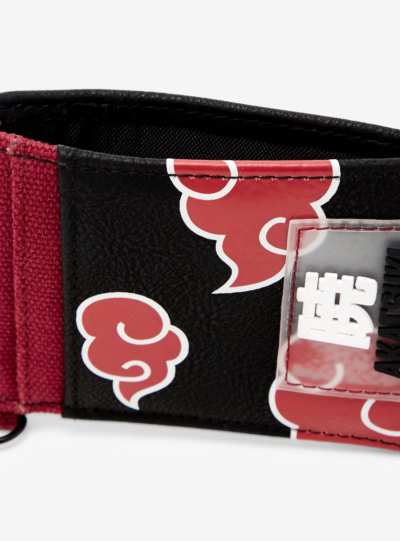 Naruto Shippuden Allover Print Akatsuki Cloud Cardholder - BoxLunch Exclusive, , alternate