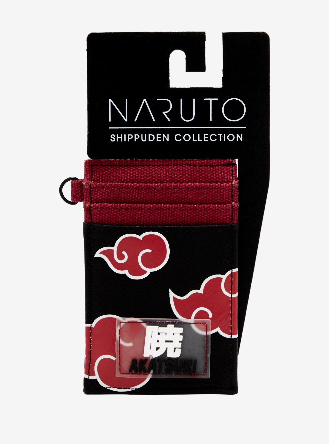 Naruto Shippuden Allover Print Akatsuki Cloud Cardholder - BoxLunch Exclusive, , alternate