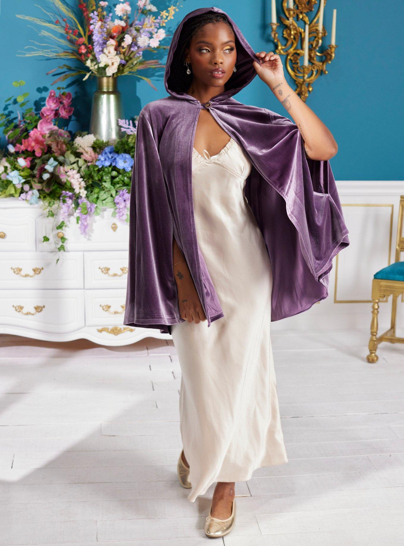 Her Universe Bridgerton Lady Whistledown Velvet Cape Her Universe Exclusive, , hi-res