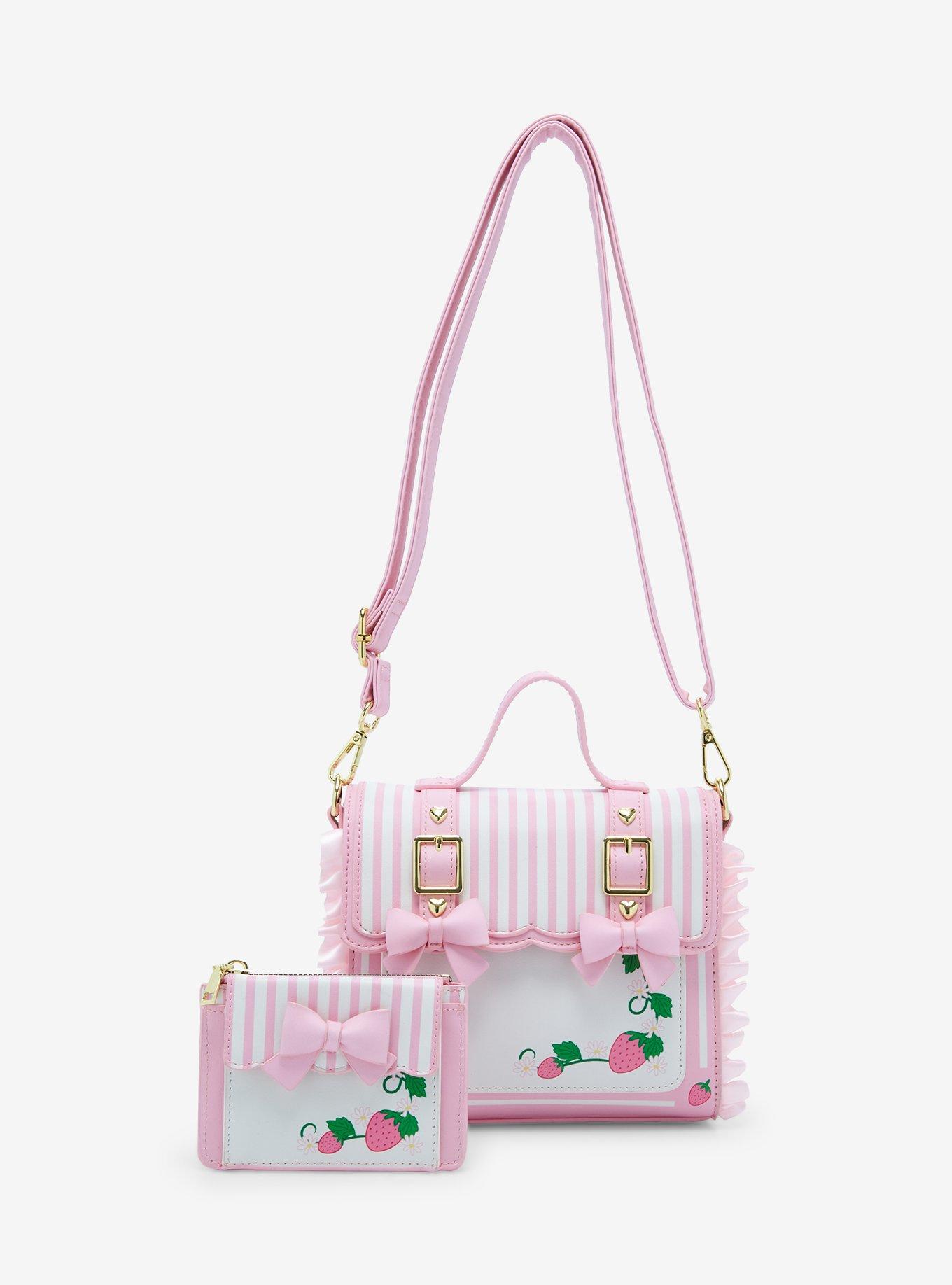Strawberry Kawaii Crossbody Bag, , alternate