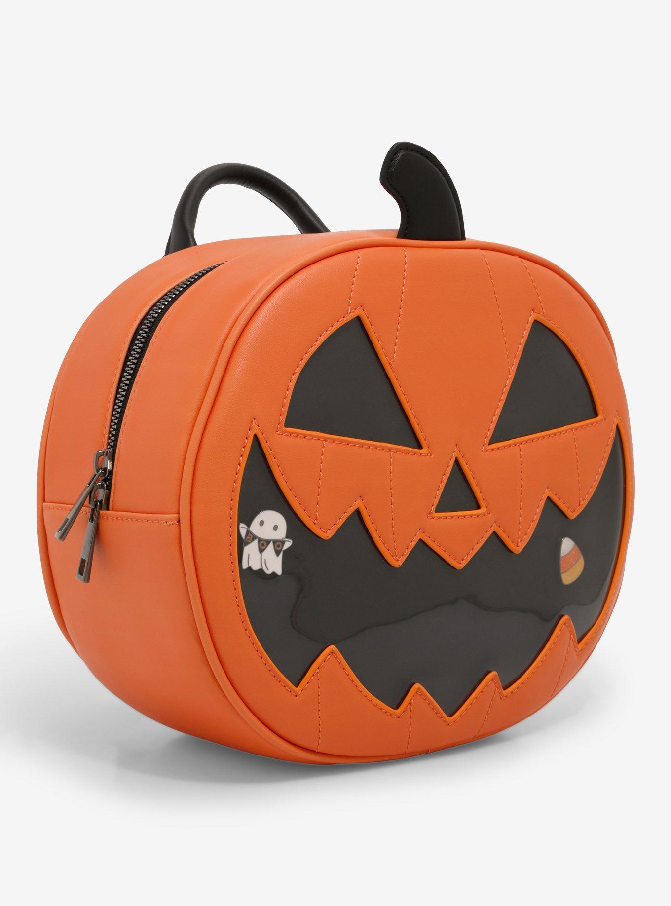 Pumpkin Figural Pin Collector Backpack, , alternate