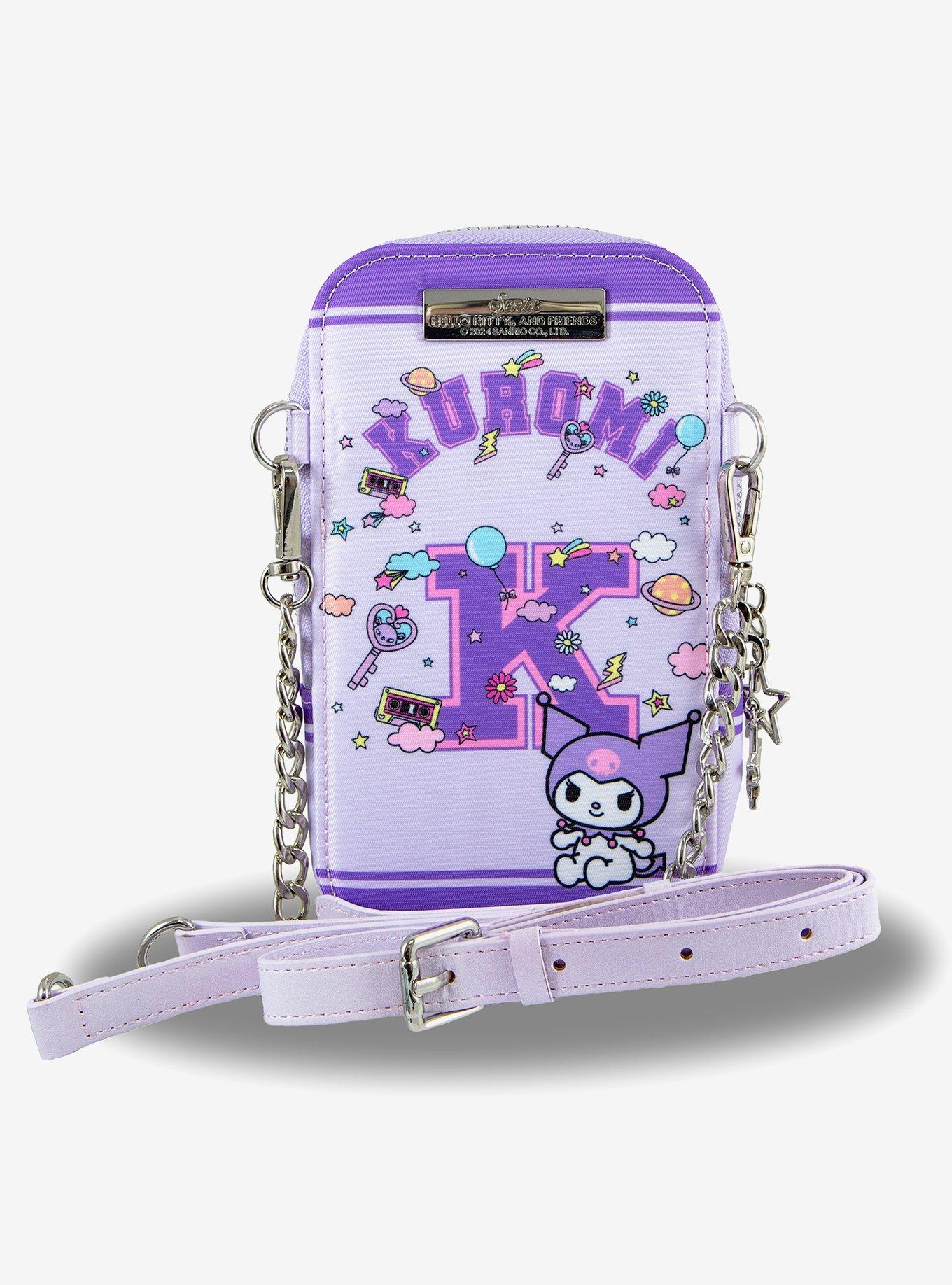 Sonix Kuromi Varsity Phone Pouch Hot Topic Exclusive, , alternate