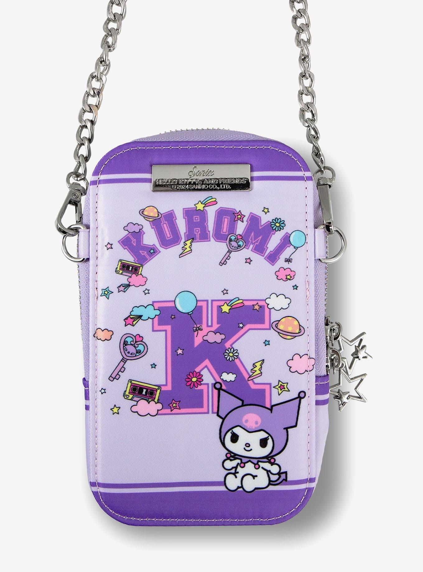 Sonix Kuromi Varsity Phone Pouch Hot Topic Exclusive, , alternate