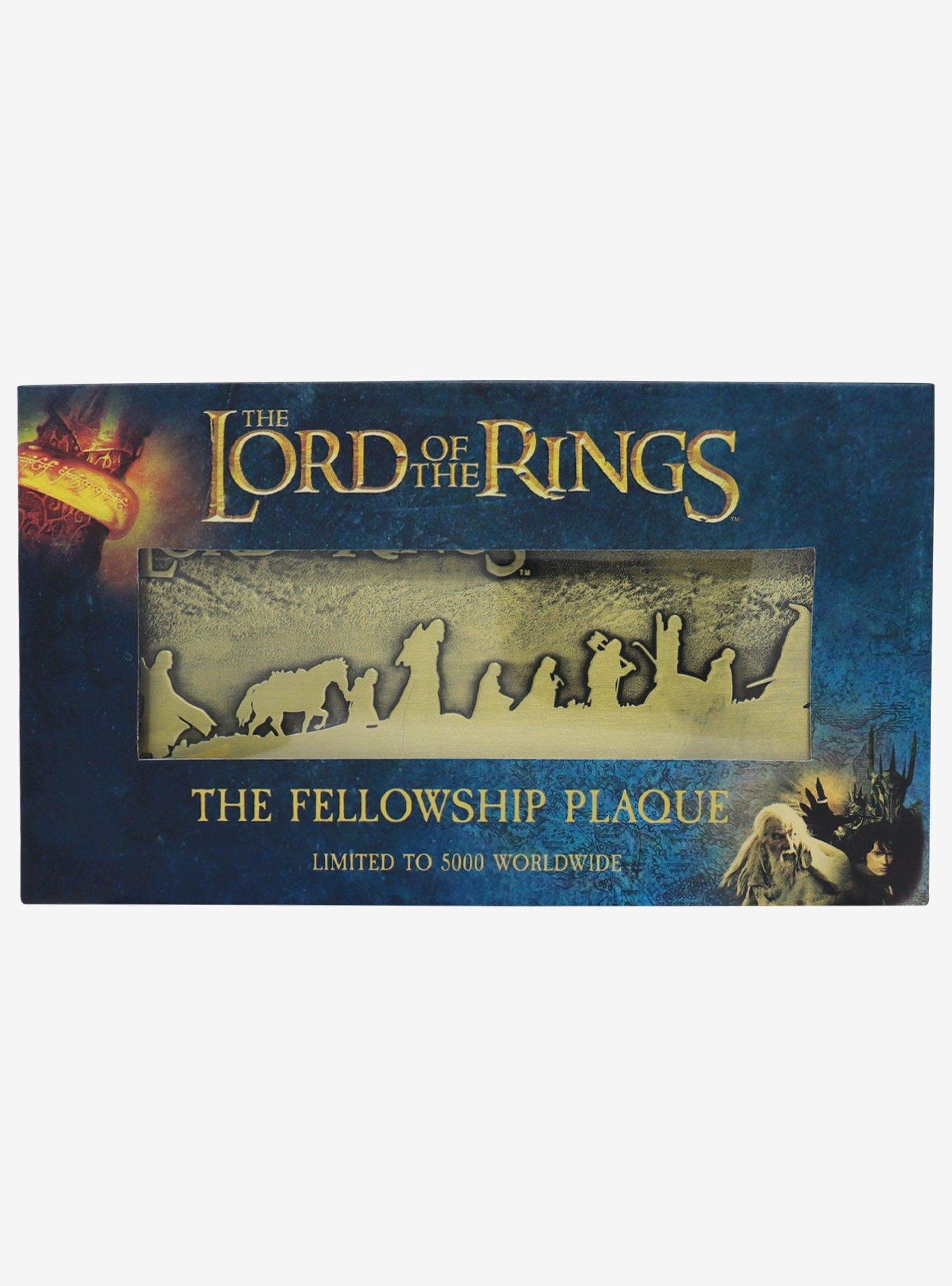 The Lord Of The Rings The Fellowship Metal Plaque, , alternate