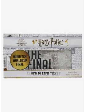 Harry Potter Quidditch World Cup Silver Plated Ticket, , hi-res