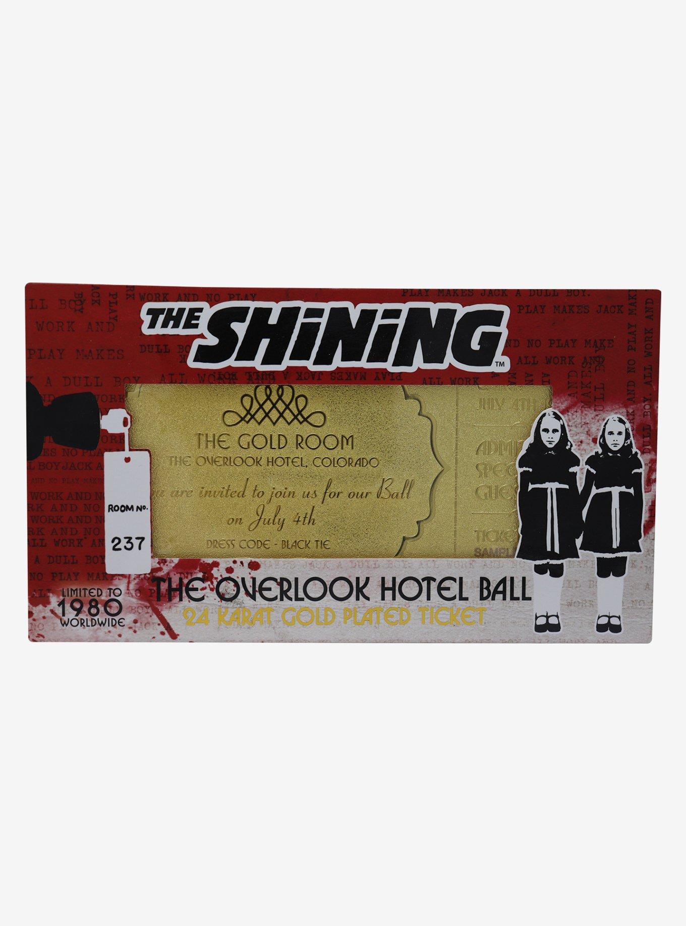 The Shining Overlook Hotel Ball 24k Gold Plated Ticket, , alternate