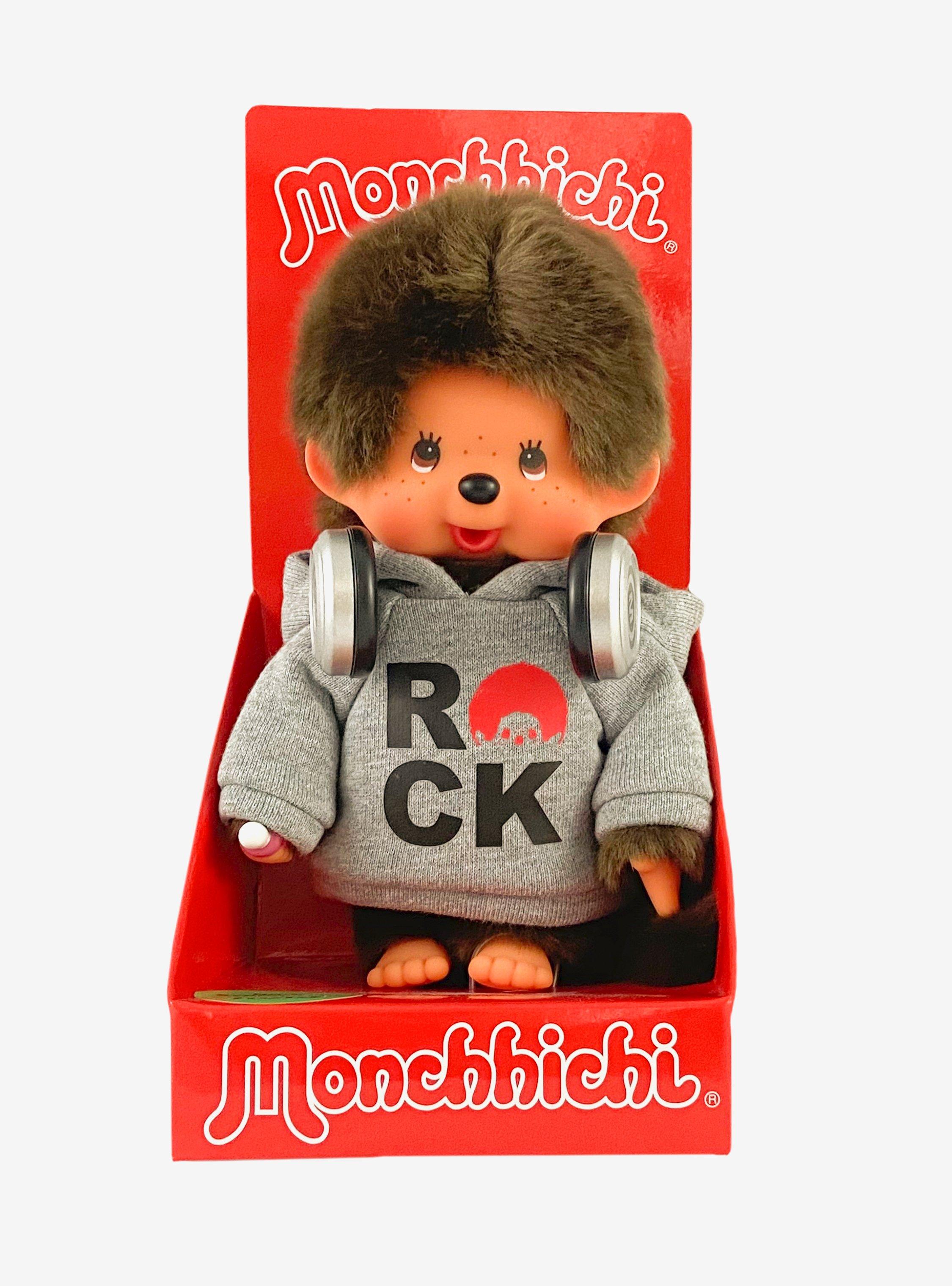Monchhichi Pop Rock Star Boy Doll, , hi-res