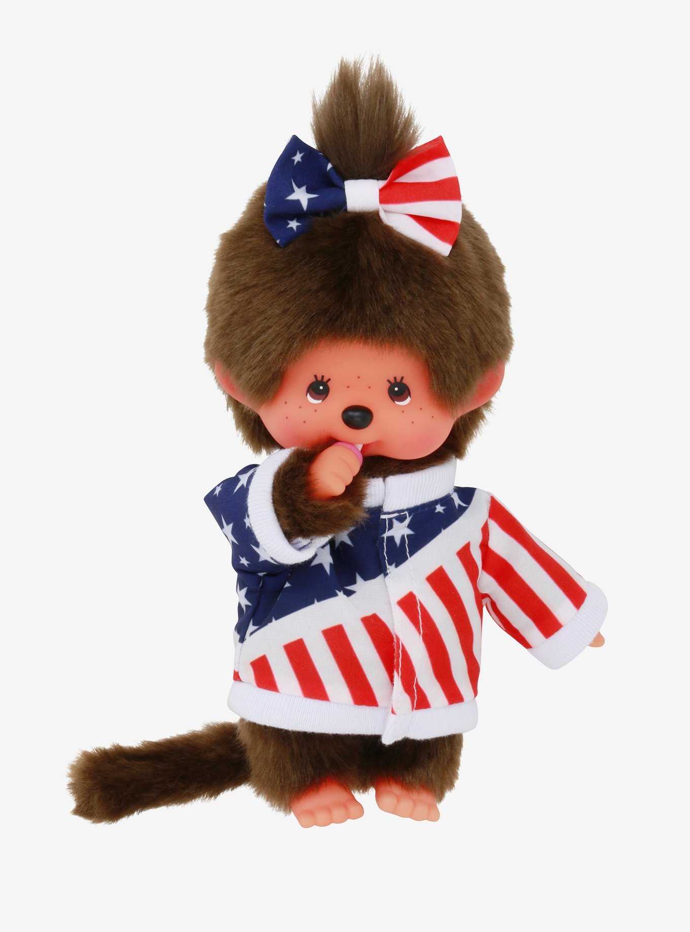 Monchhichi US Olympic Jersey Girl Doll, , hi-res