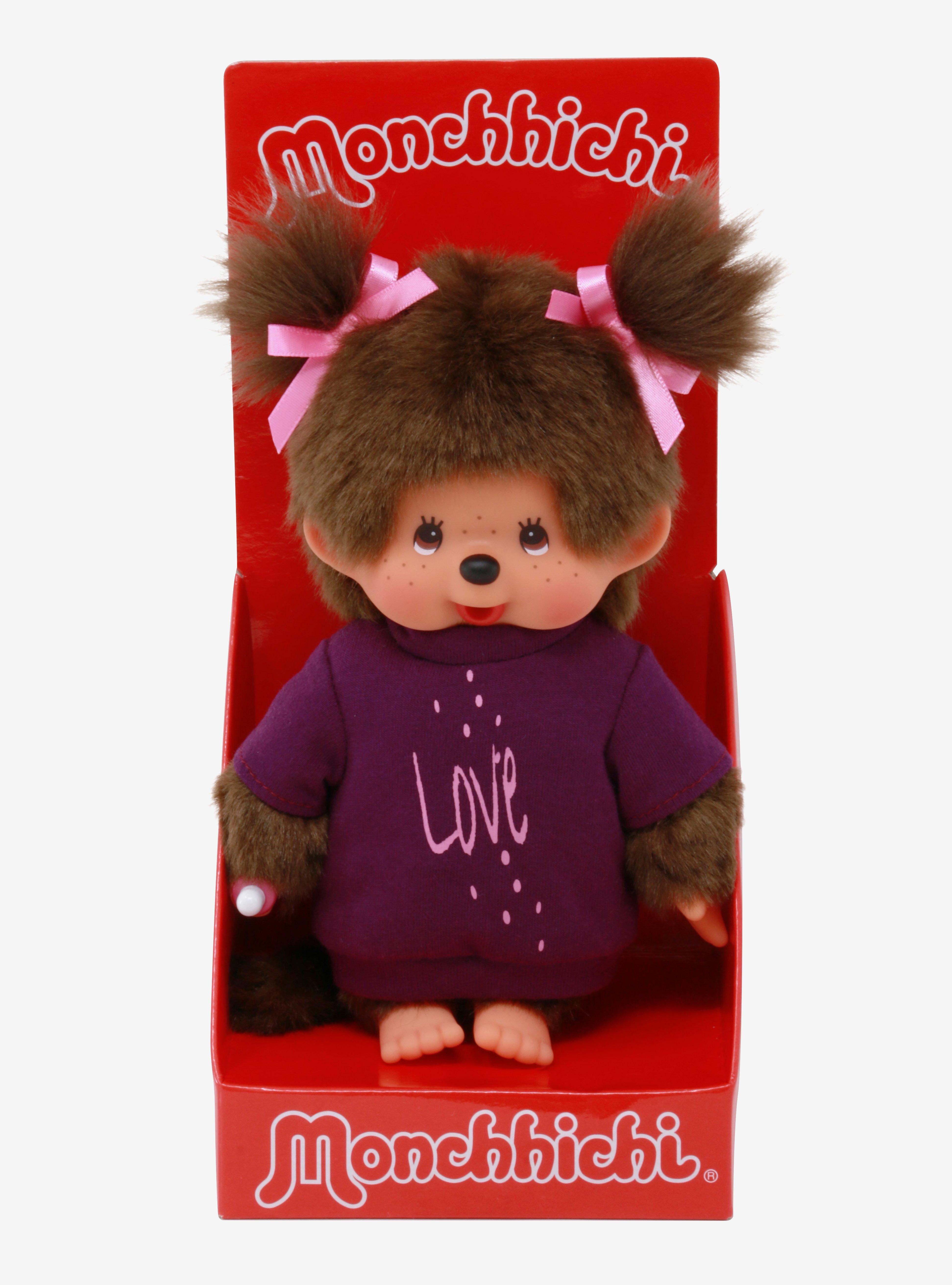 Monchhichi Love Dress Girl Doll, , hi-res