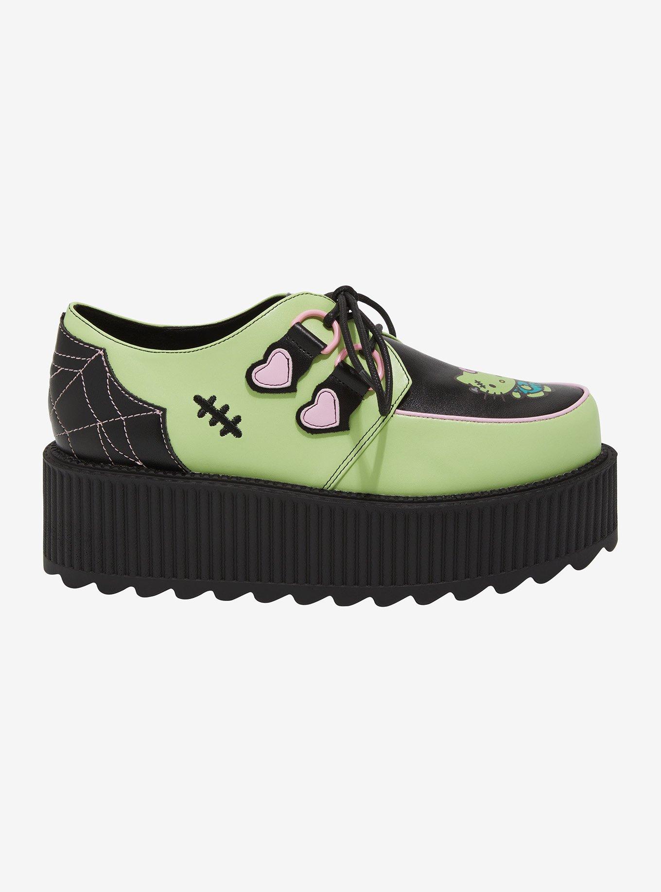 Hello Kitty And Friends X YRU Frankie Hello Kitty Platform Creepers, MULTI, alternate