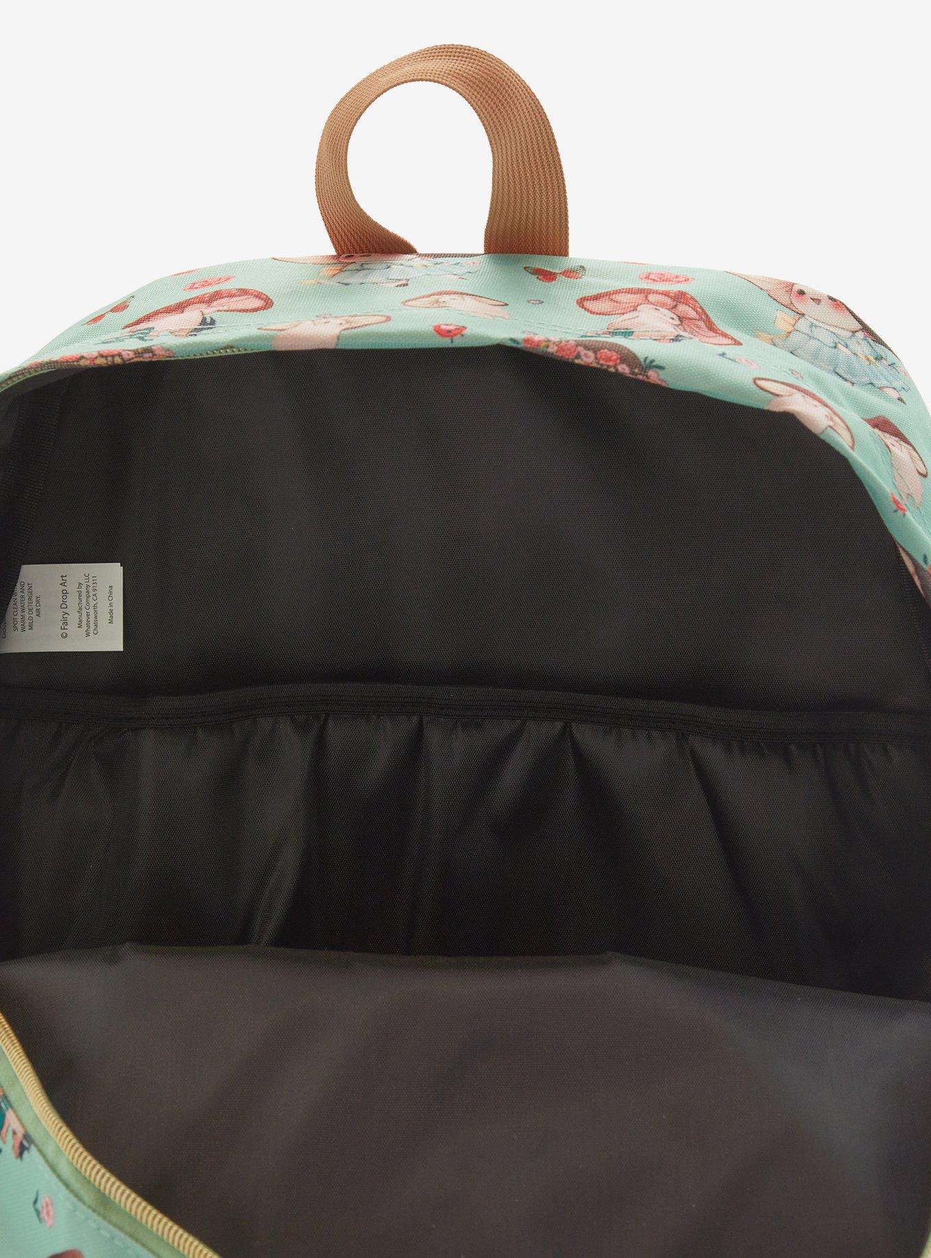 Mushroom Cottagecore Backpack By Fairy Drop Art, , alternate