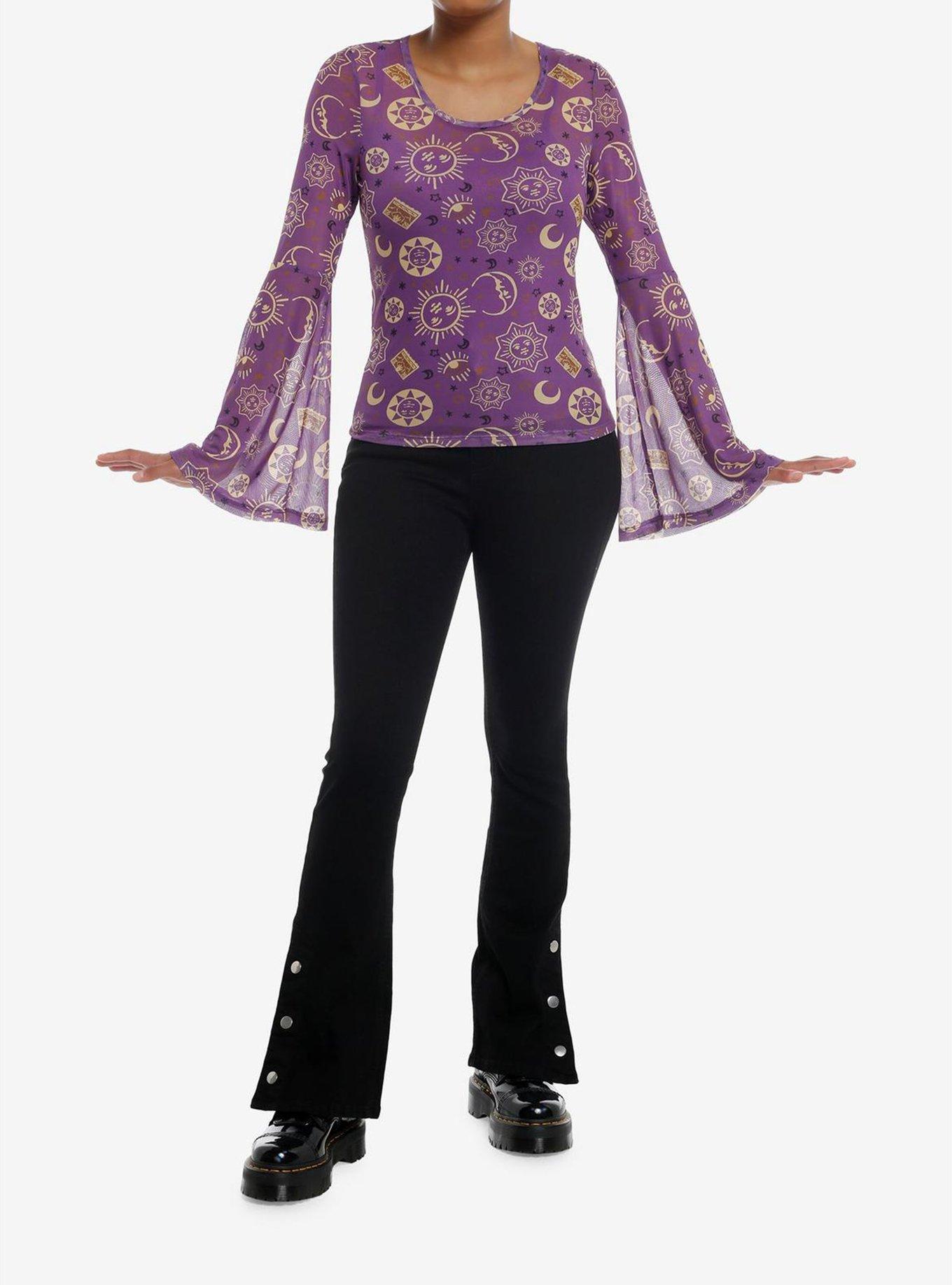 Her Universe Disney Hocus Pocus Celestial Mesh Long-Sleeve Top, , hi-res