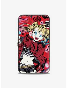 DC Comics Harley Quinn Pudding Anime Poses and Icons Hinged Wallet, , hi-res