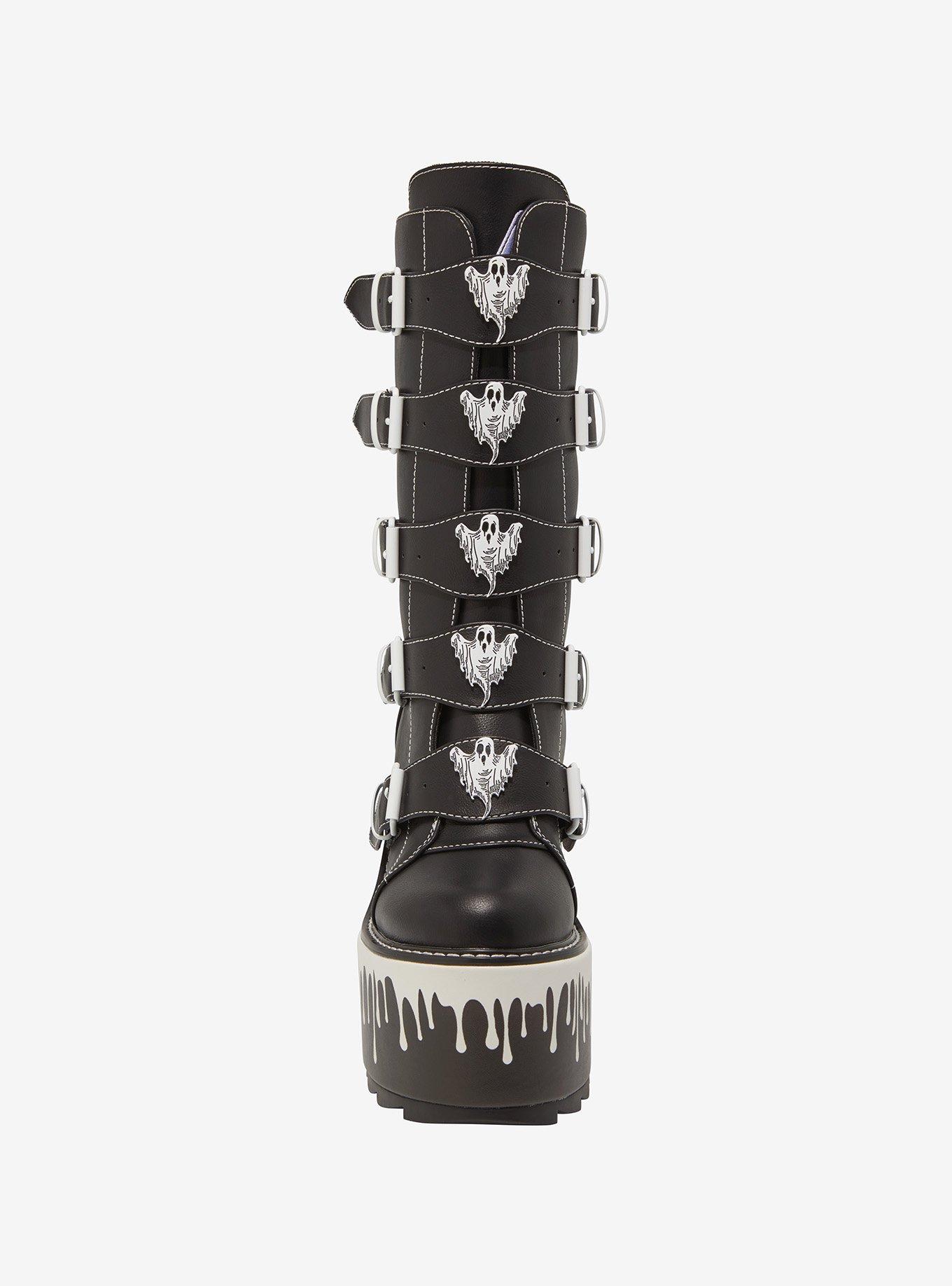 YRU Ghost Drip Dune Platform Boots