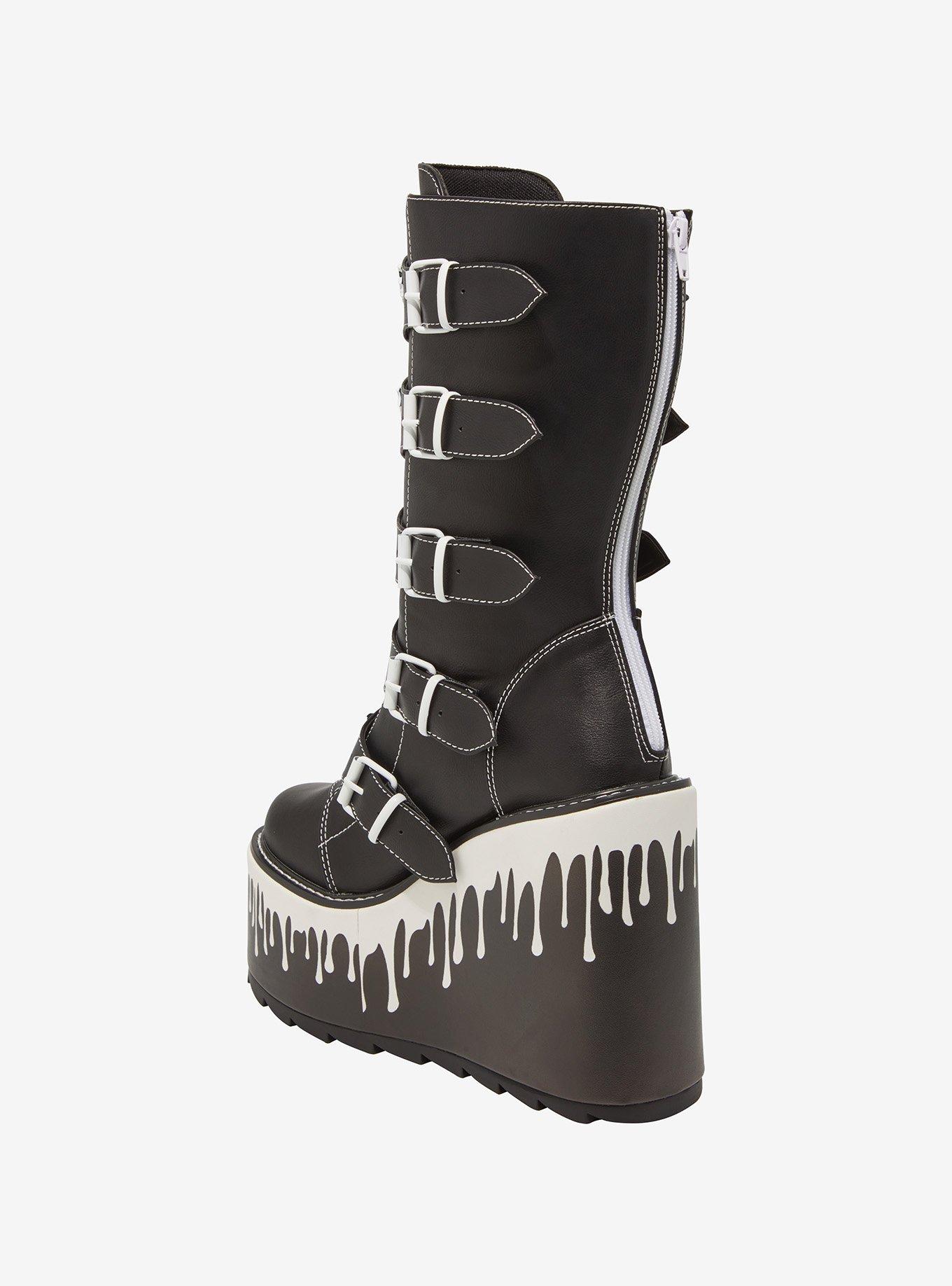 YRU Ghost Drip Dune Platform Boots