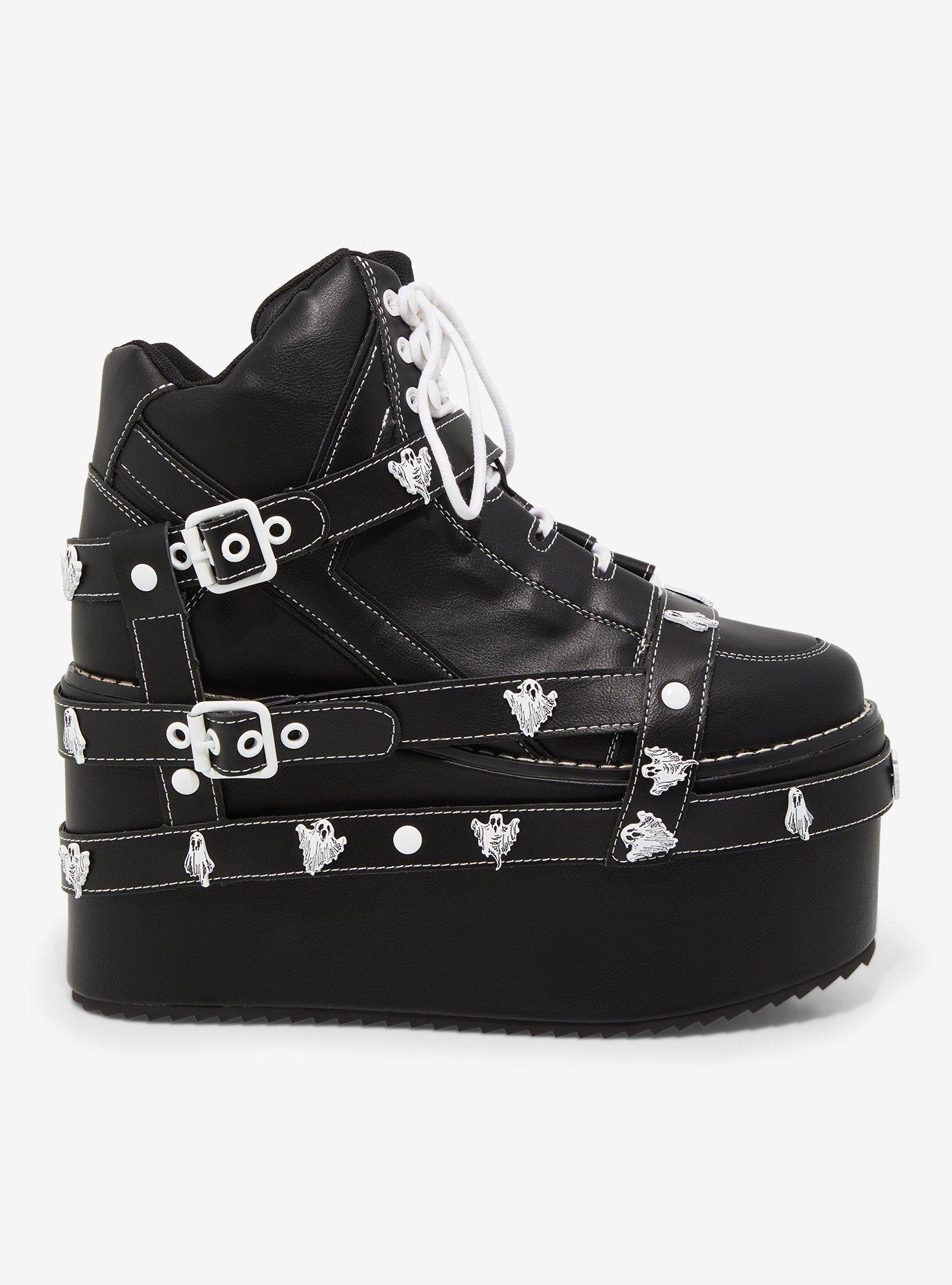 YRU Ghost Bow Platform Sneakers