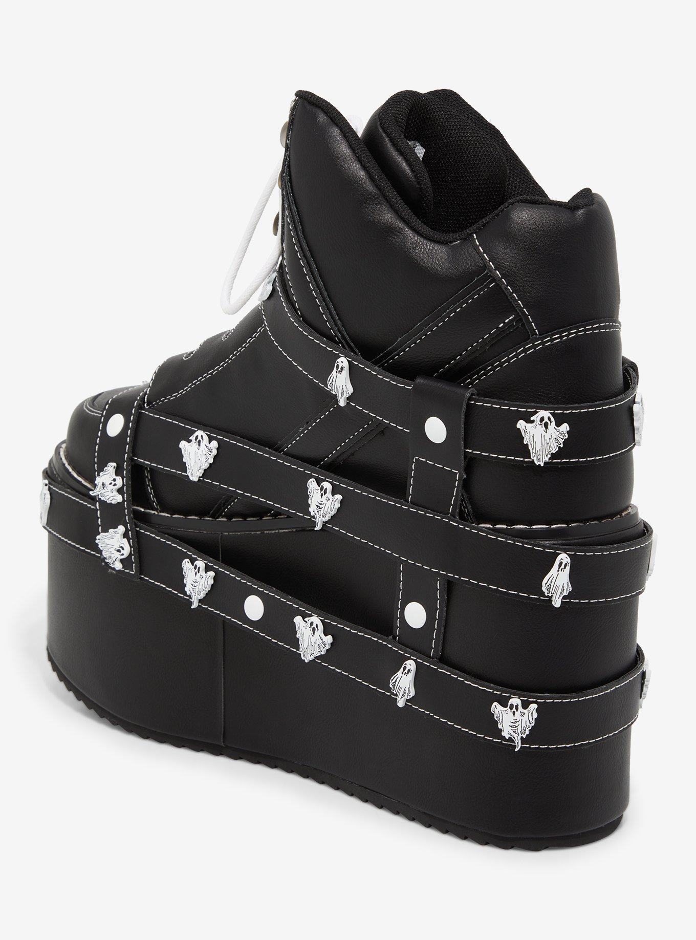 YRU Ghost Bow Platform Sneakers