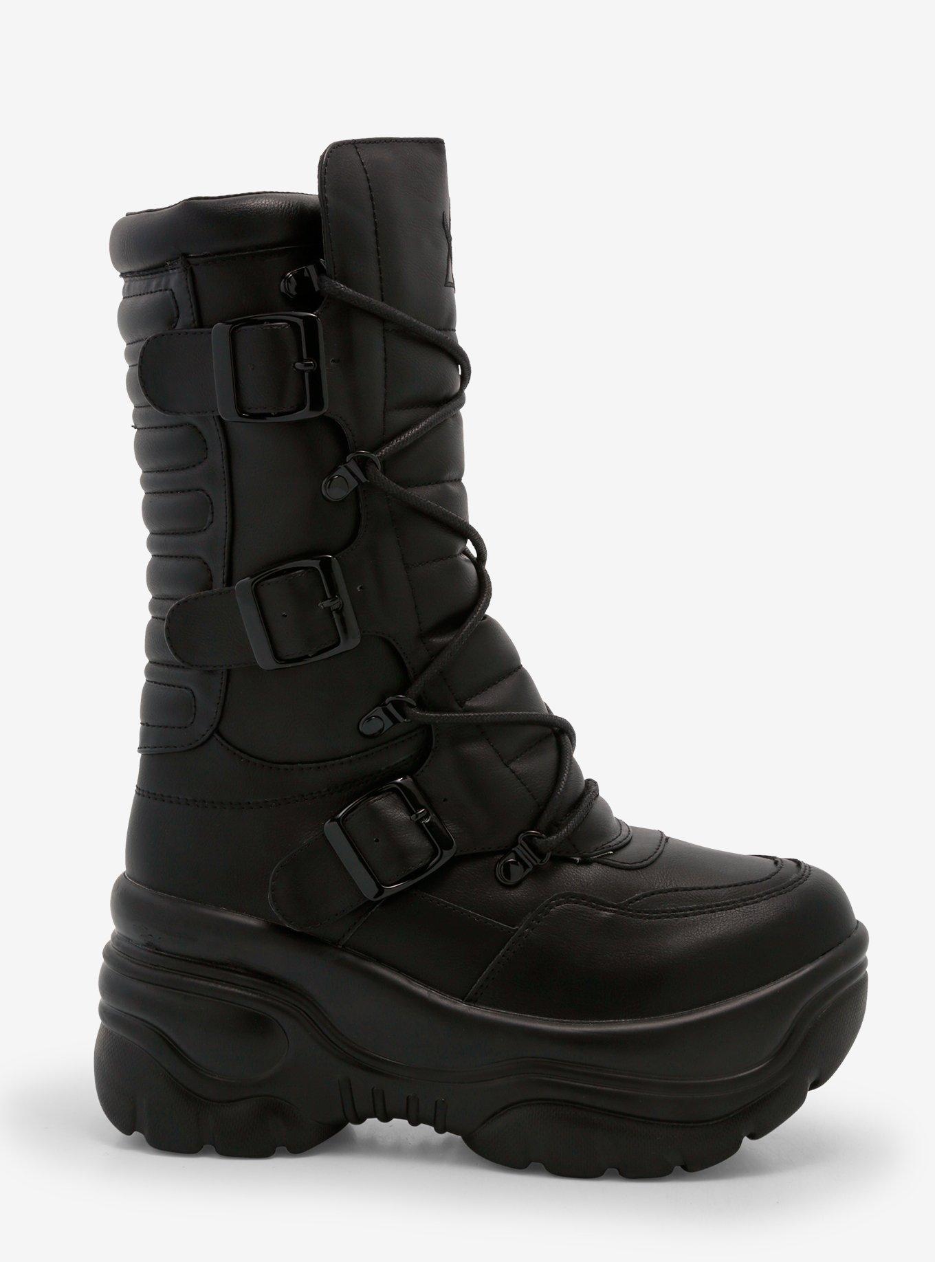 YRU Black Matrix Platform Combat Boots, MULTI, alternate